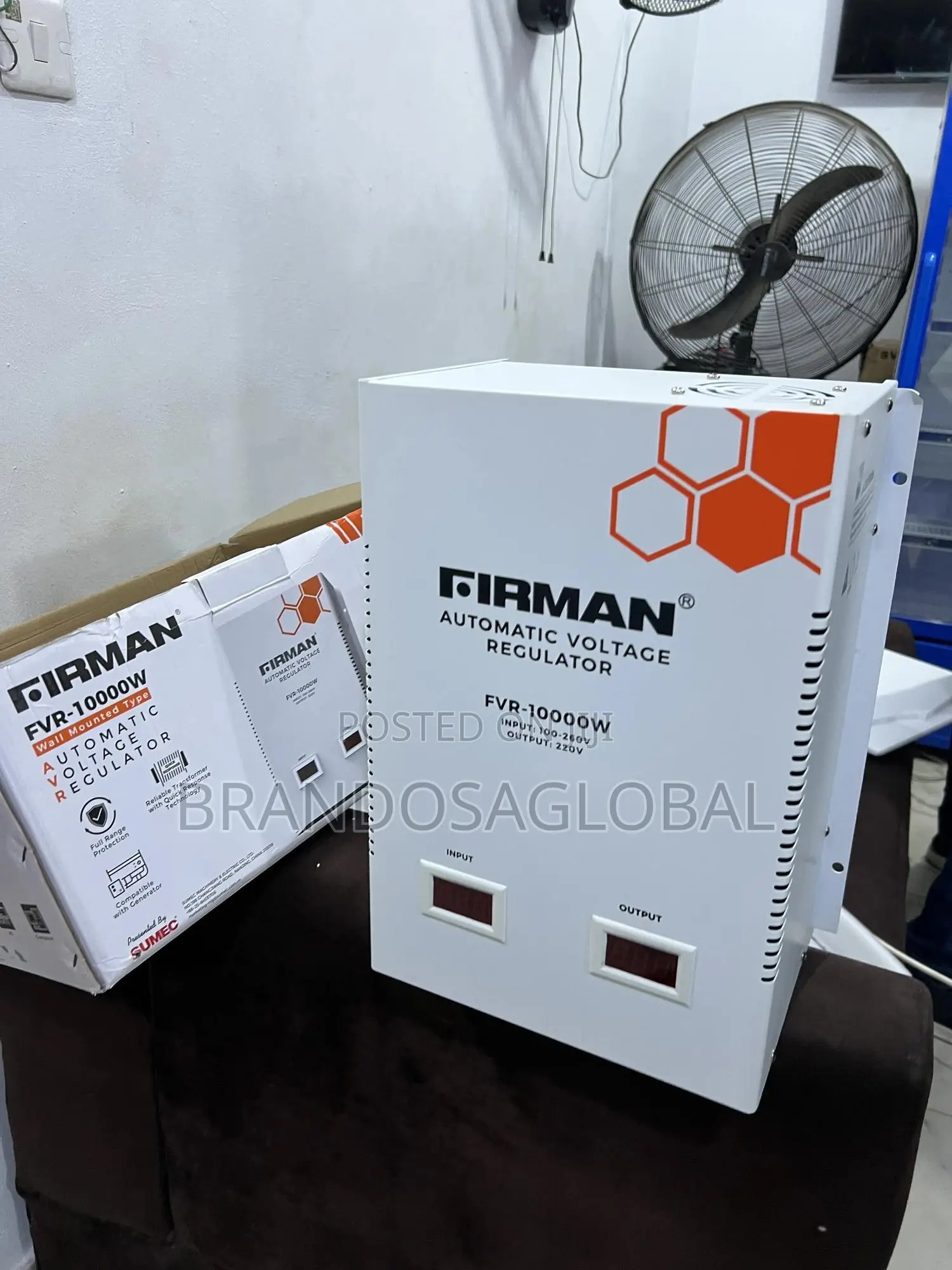 High Capacity Firman 10kva Voltage Stabilizer (Fvr-10000w)