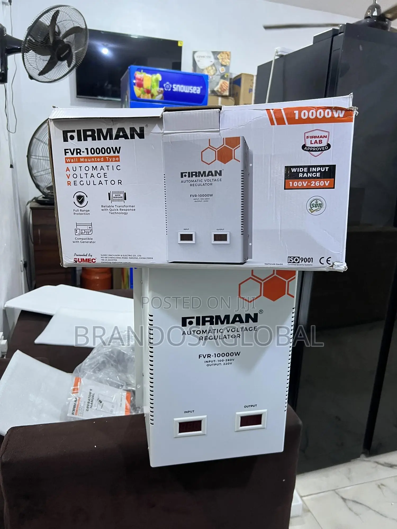Firman 10kva Stabilizer for Home Power Management (Fvr-10000w)