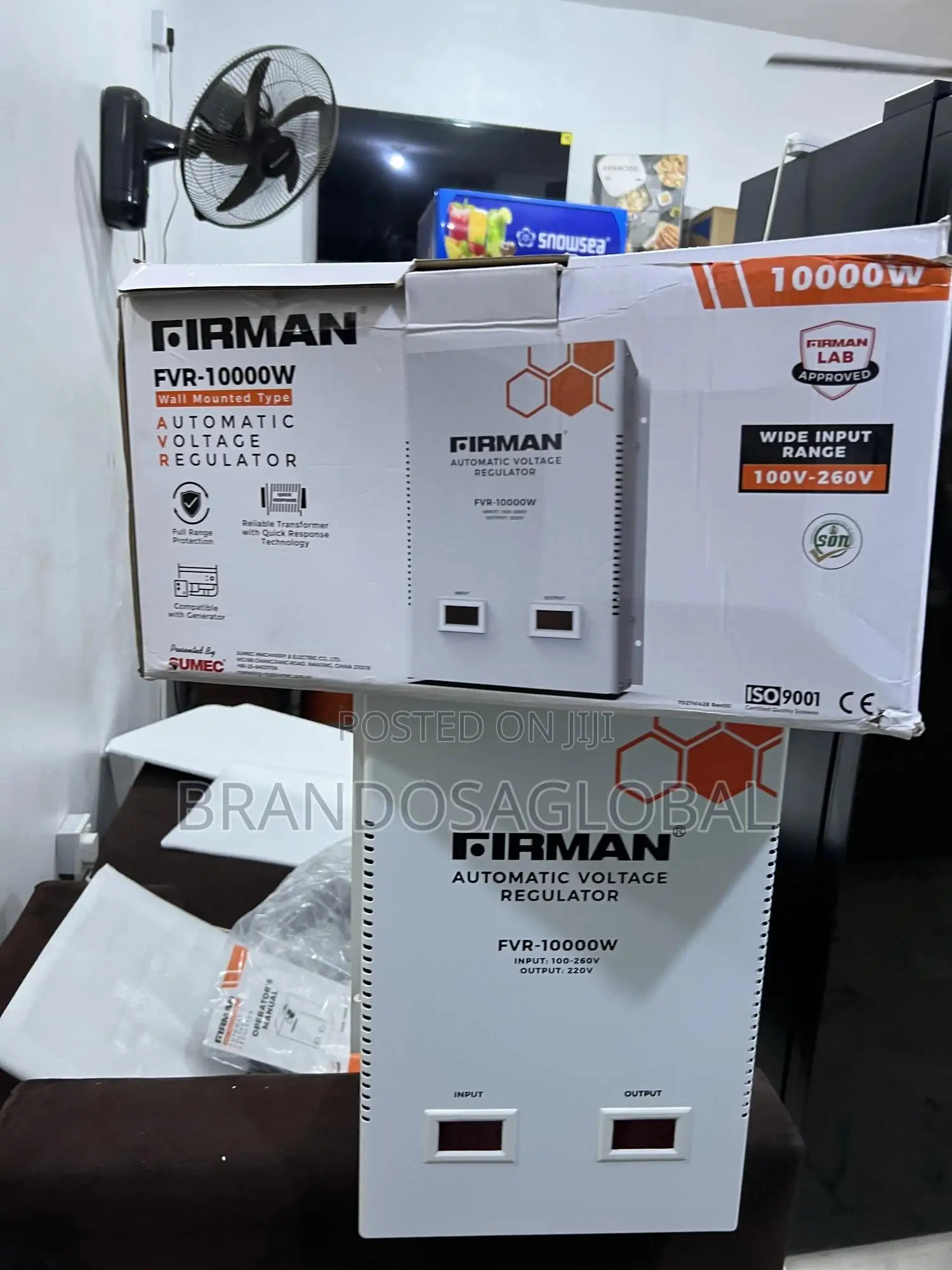 Durable Firman 10kva Voltage Stabilizing Unit (Fvr-10000w)