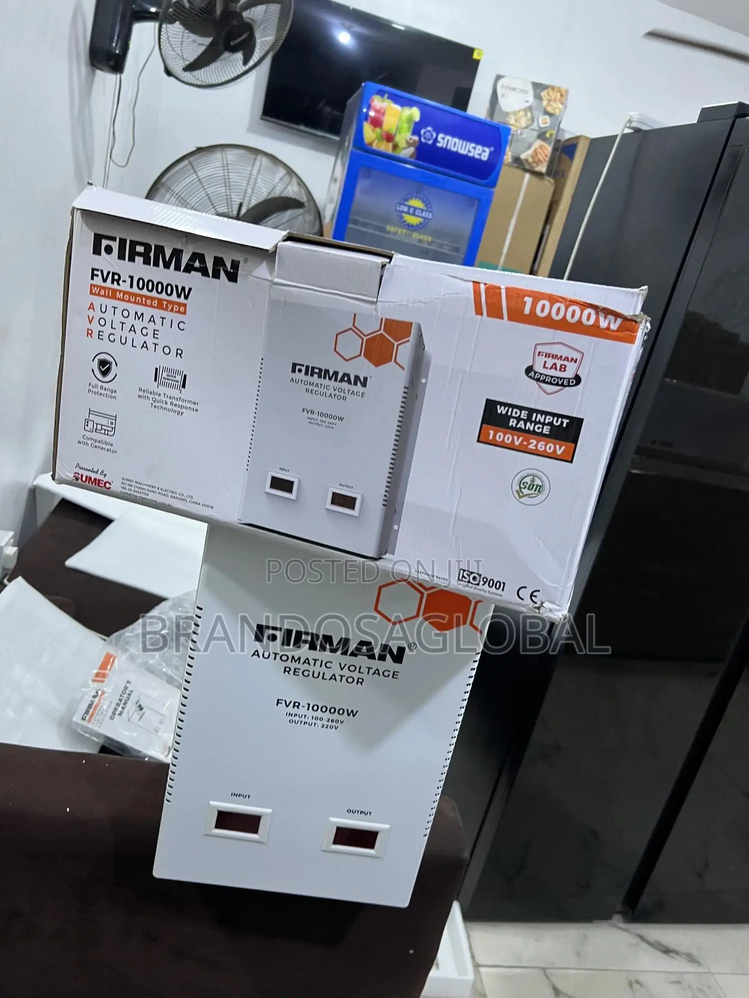 Firman 10kva Stabilizer for High Load Appliances (Fvr-10000w)