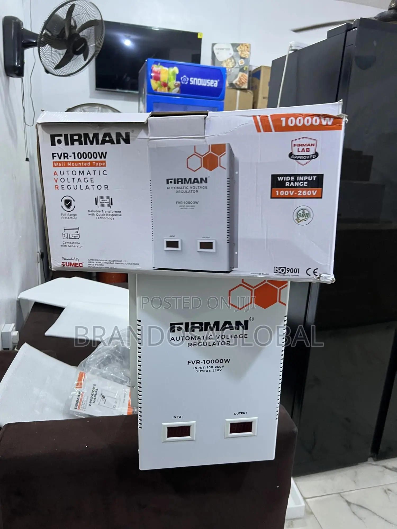 Firman 10kva Voltage Stabilizer for Offices (Fvr-10000w)