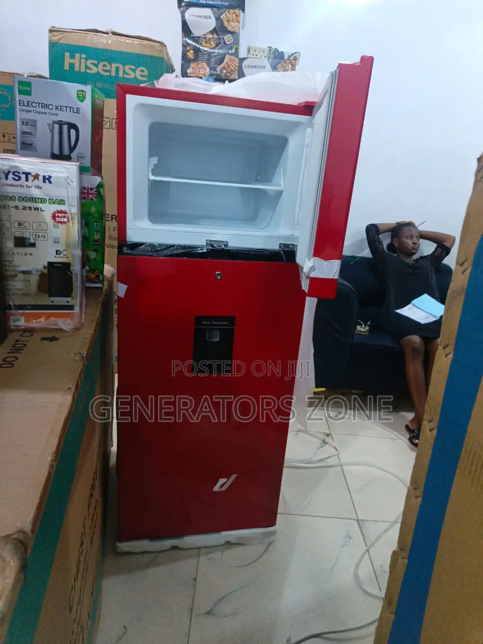 Hisense 205drb Refrigerator With Water Dispenser 205 Litres Double Doo