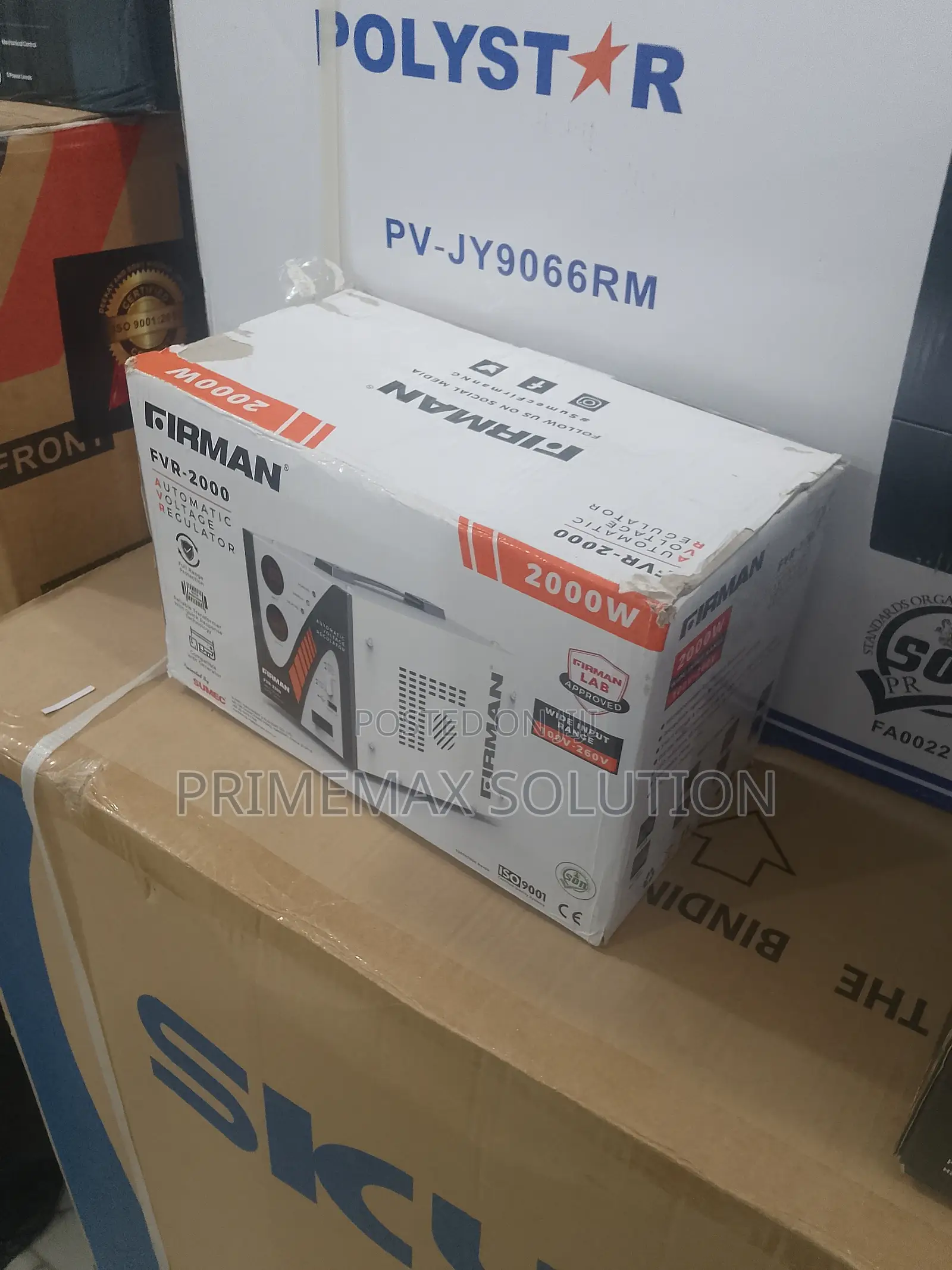 Firman 2000w Floor Voltage Stabilizer – Copper Coil Technology