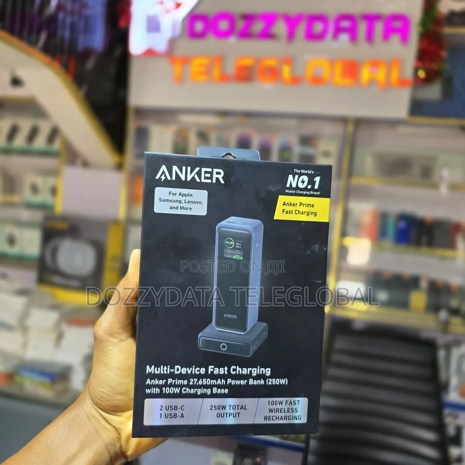 Anker Prime 27,650mah Power Bank (250w) With 100w
Charging Base