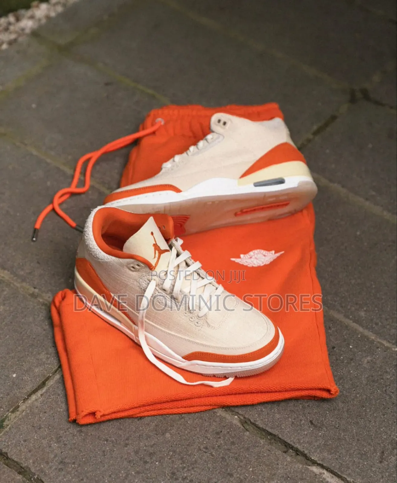 Nike Air Jordan 3 Retro 'Starfish' Trance Orange, Fossil, Sail