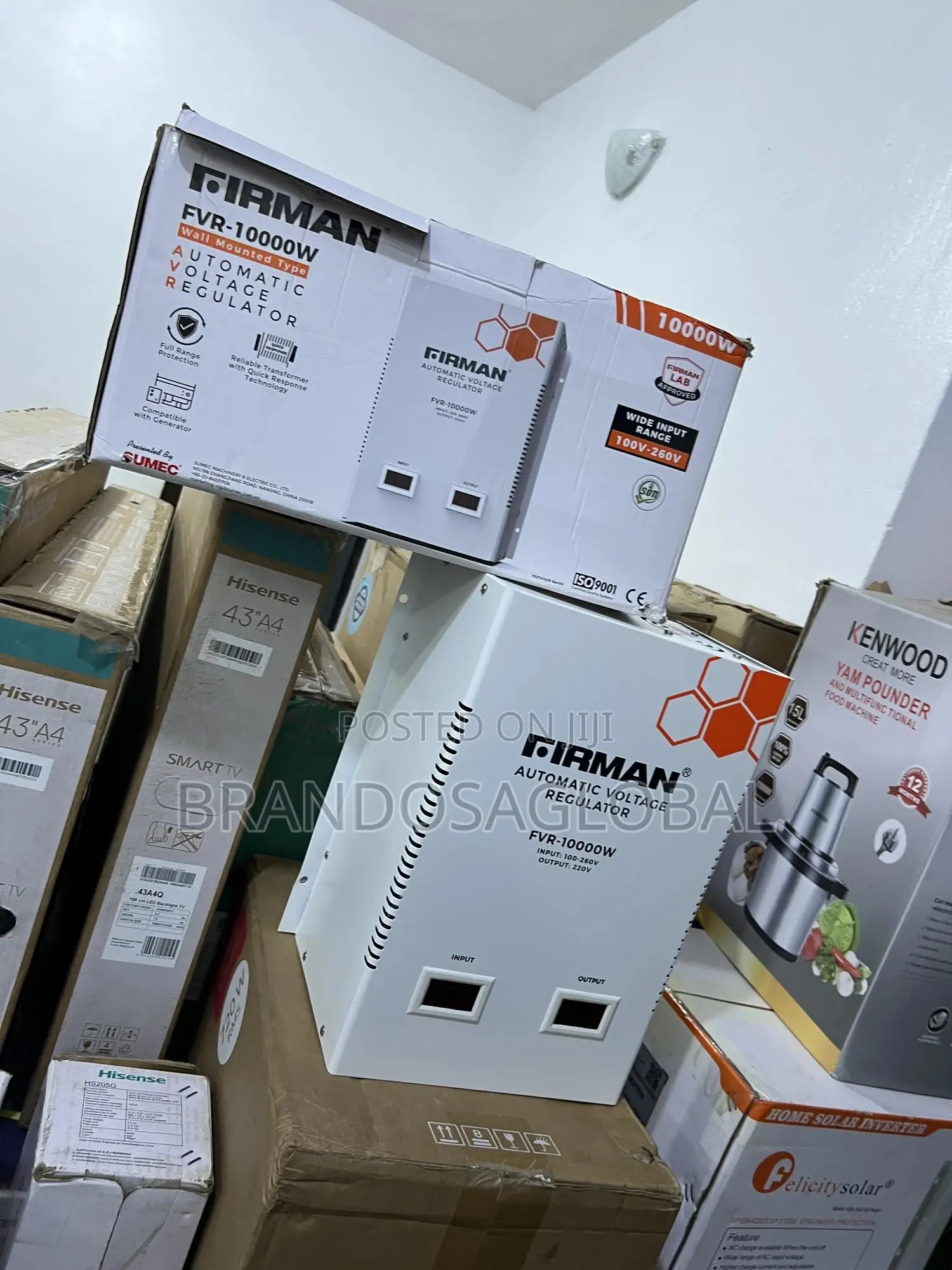 Firman 10kva Voltage Regulating Stabilizer Unit (Fvr-10000w)