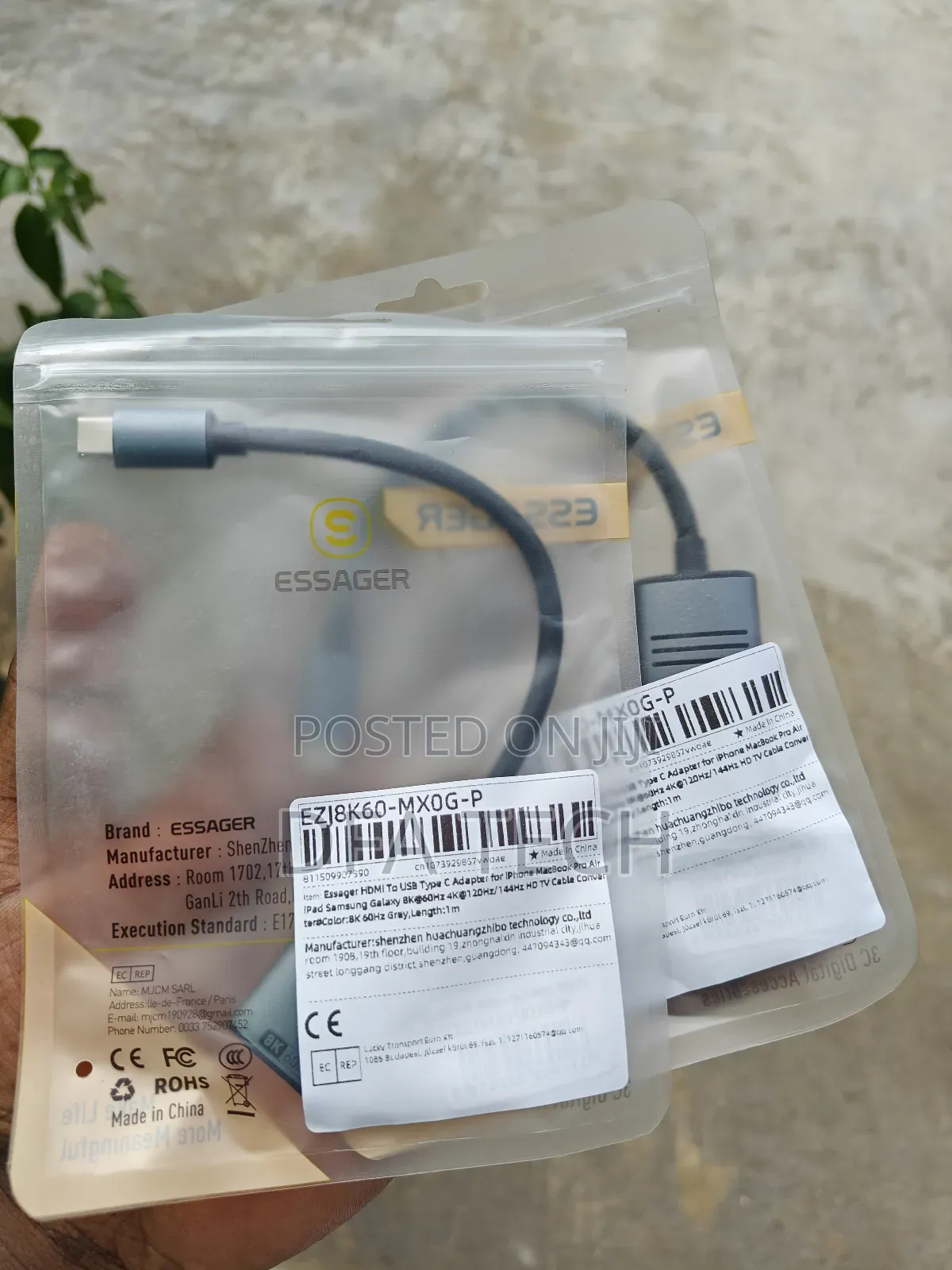 Essager USB Type C to Hdmi Adapter(Female)