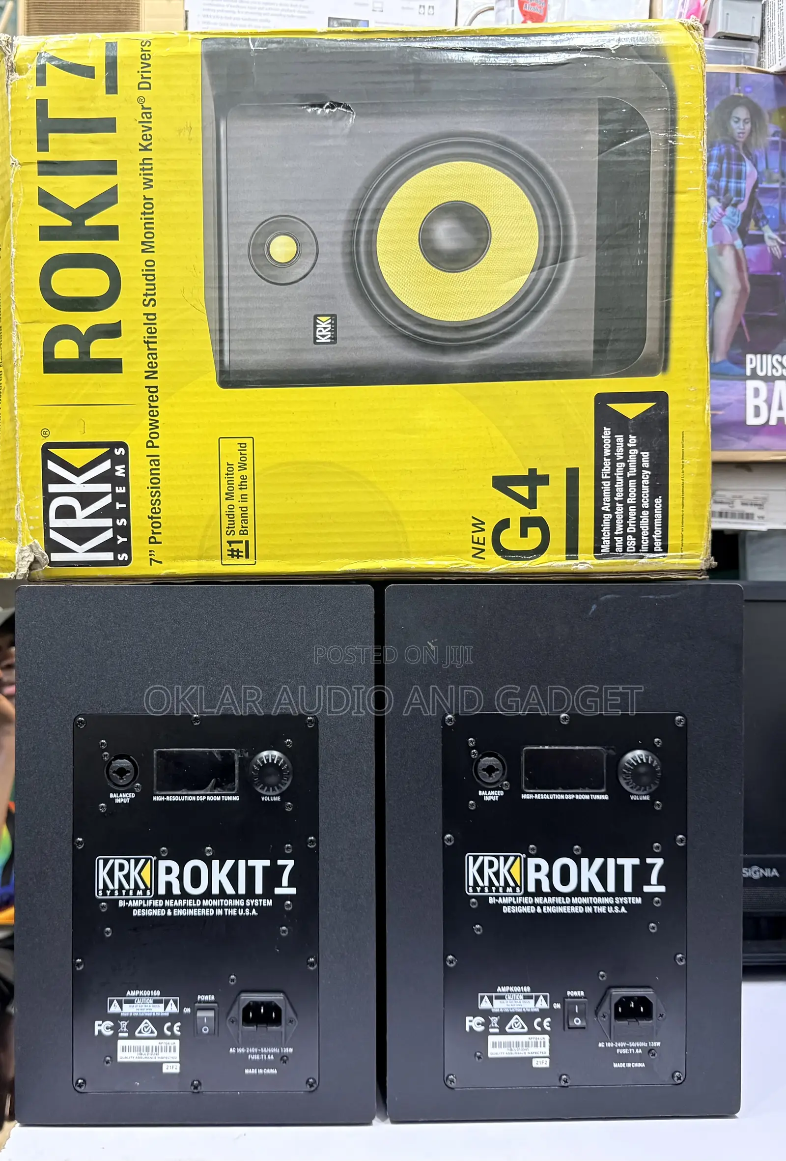 Krk Rokit 7 G4 Studio Monitor ( Tokunbo)