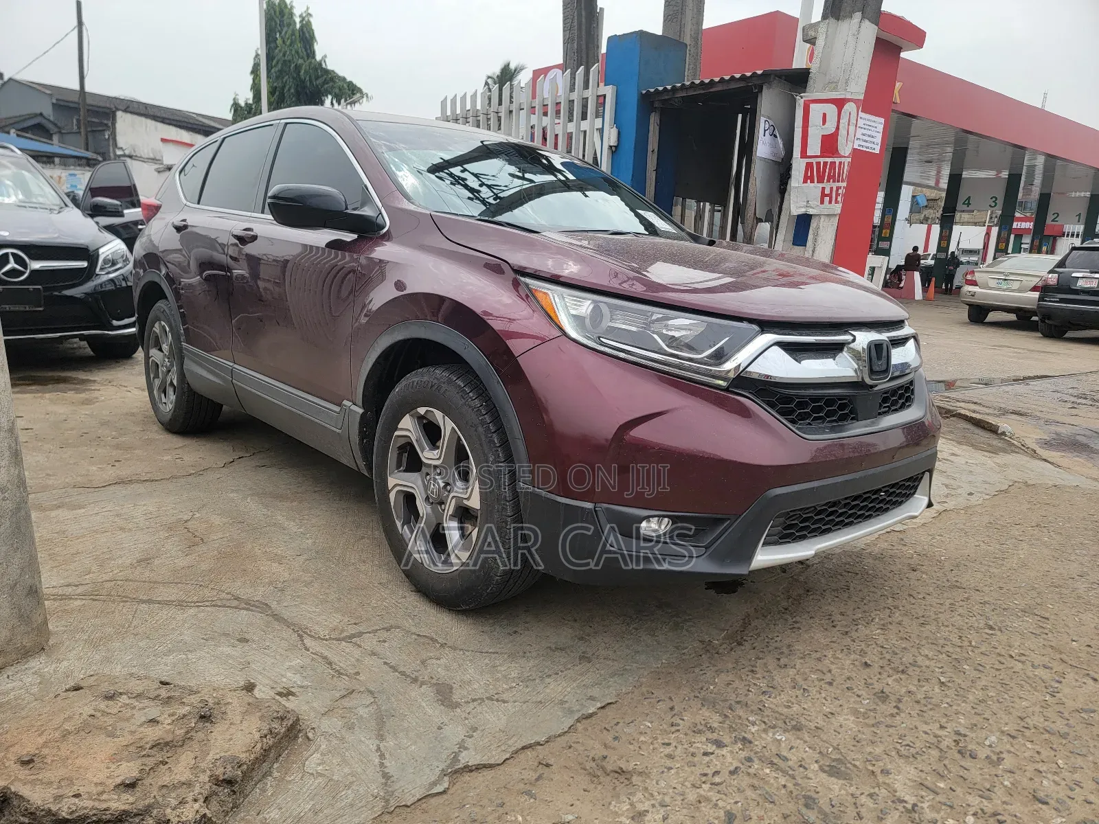 Honda CR-V EX-L 4dr SUV AWD (1.5L 4cyl CVT) 2017 Burgundy