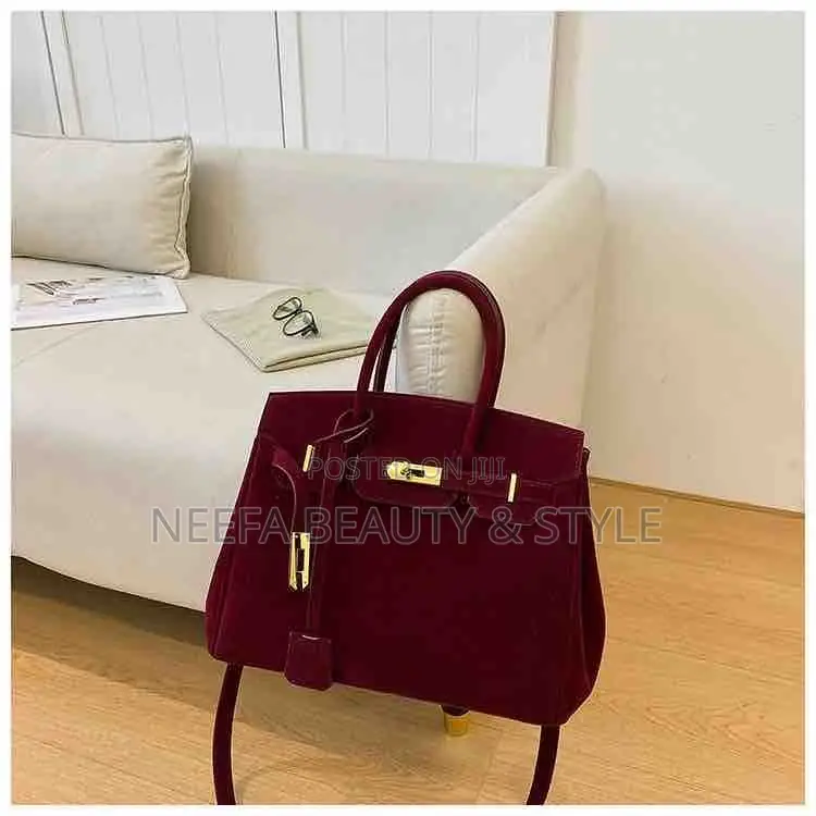 Birkin 30 Inspired Suede Leather Handbags