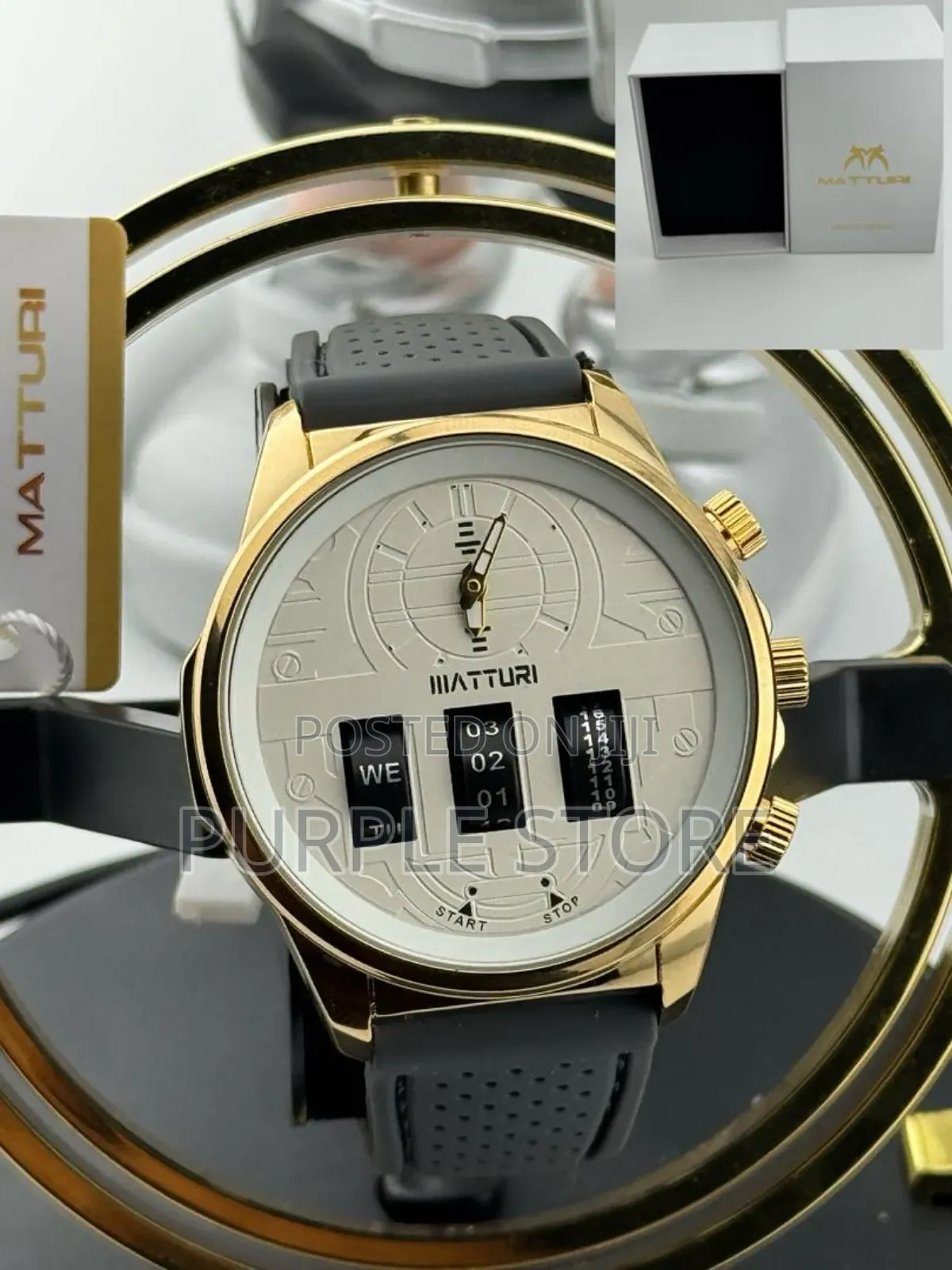 Matturi Unique Design Wristwatch
