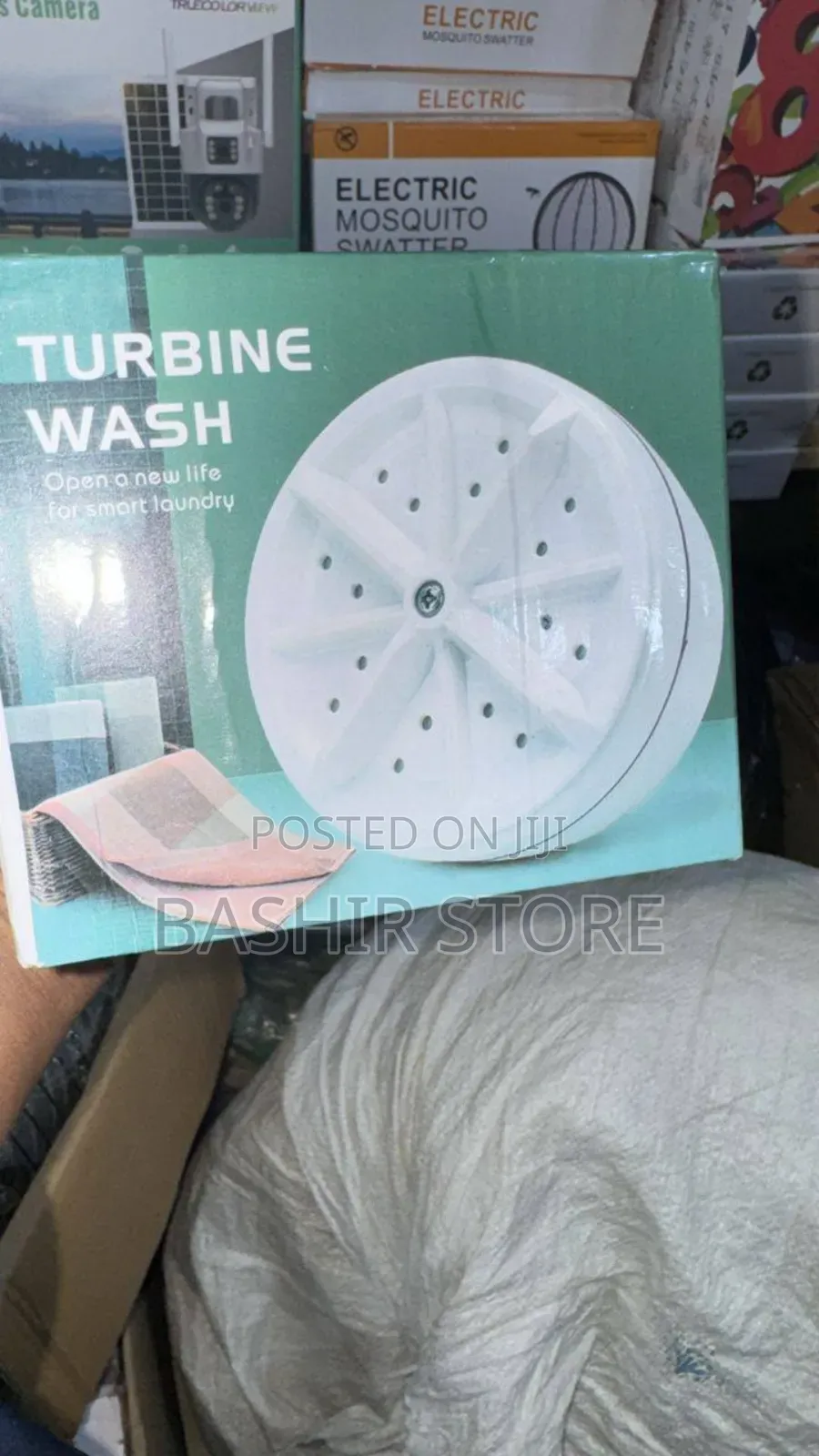 Portable Mini Ultrasonic Turbine Washing Machine.
