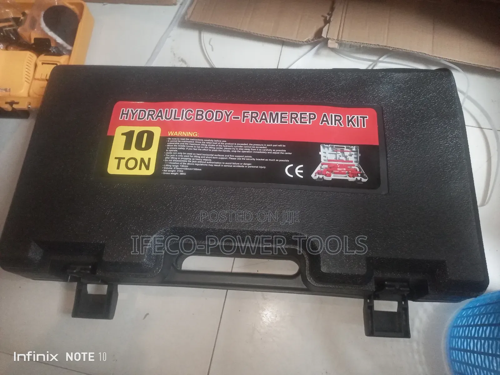 Hydraulic Body-Frame Repair Kit, Also Known as a Porta Power Kit,10ton