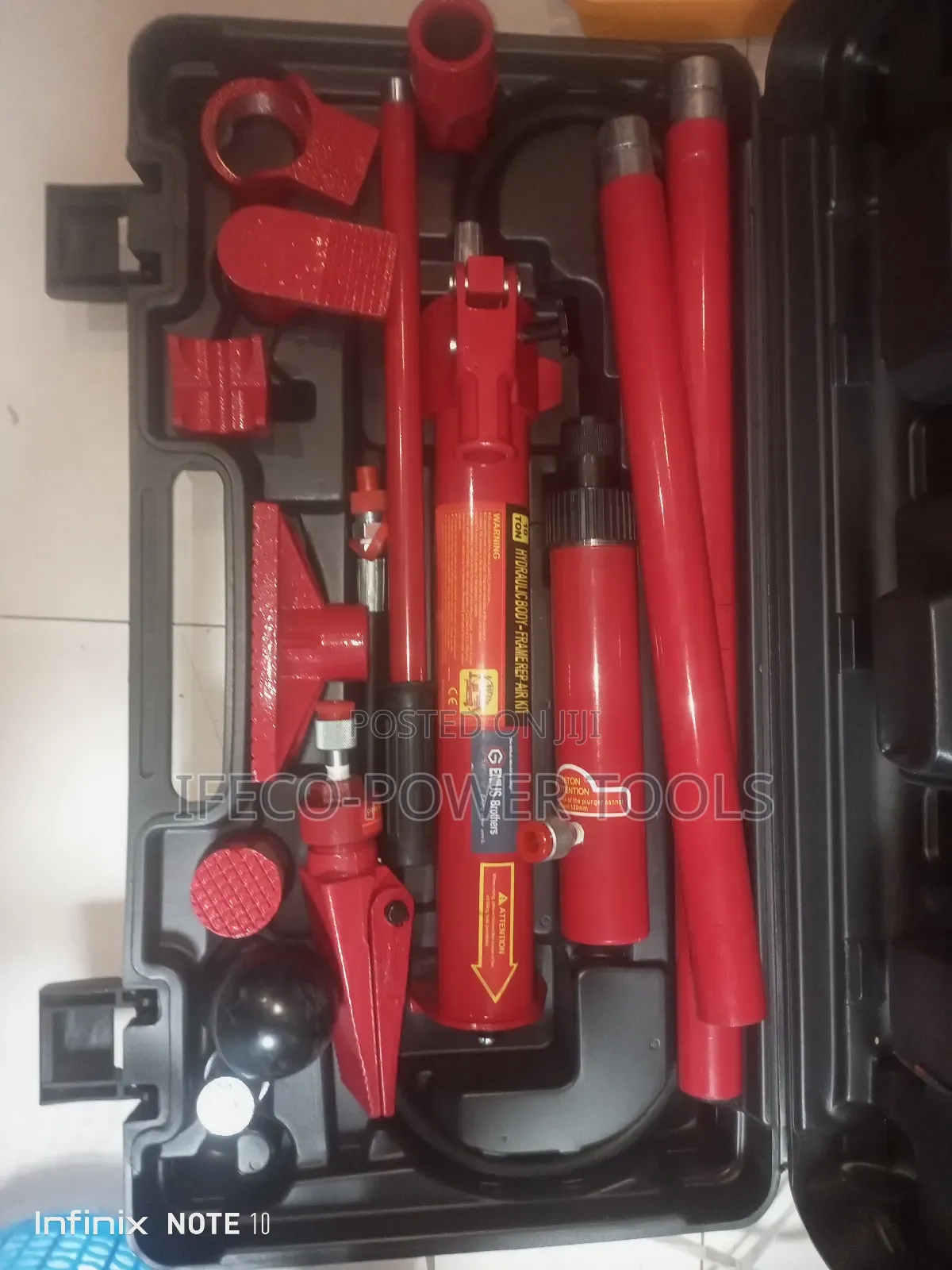 Hydraulic Body-Frame Repair Kit, Also Known as a Porta Power Kit,10ton