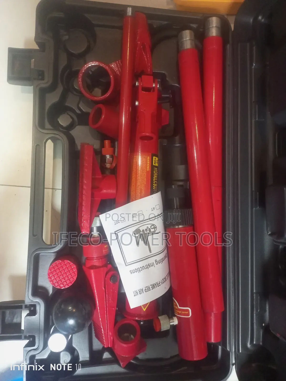 Hydraulic Body-Frame Repair Kit, Also Known as a Porta Power Kit,10ton