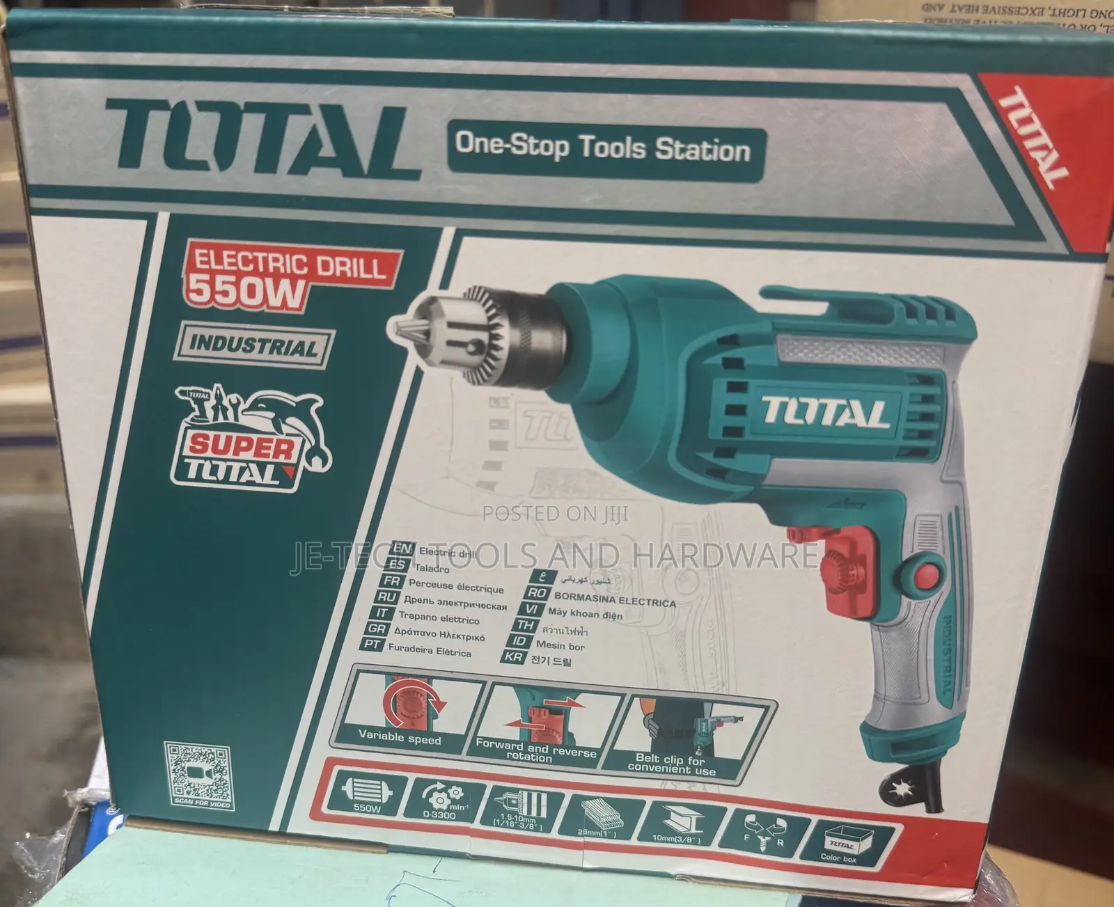 Total Brand Electric Drill 550w