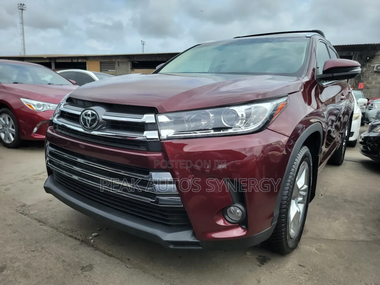 Toyota Highlander Limited V6 4x4 (3.5L 6cyl 6A) 2016 Burgundy