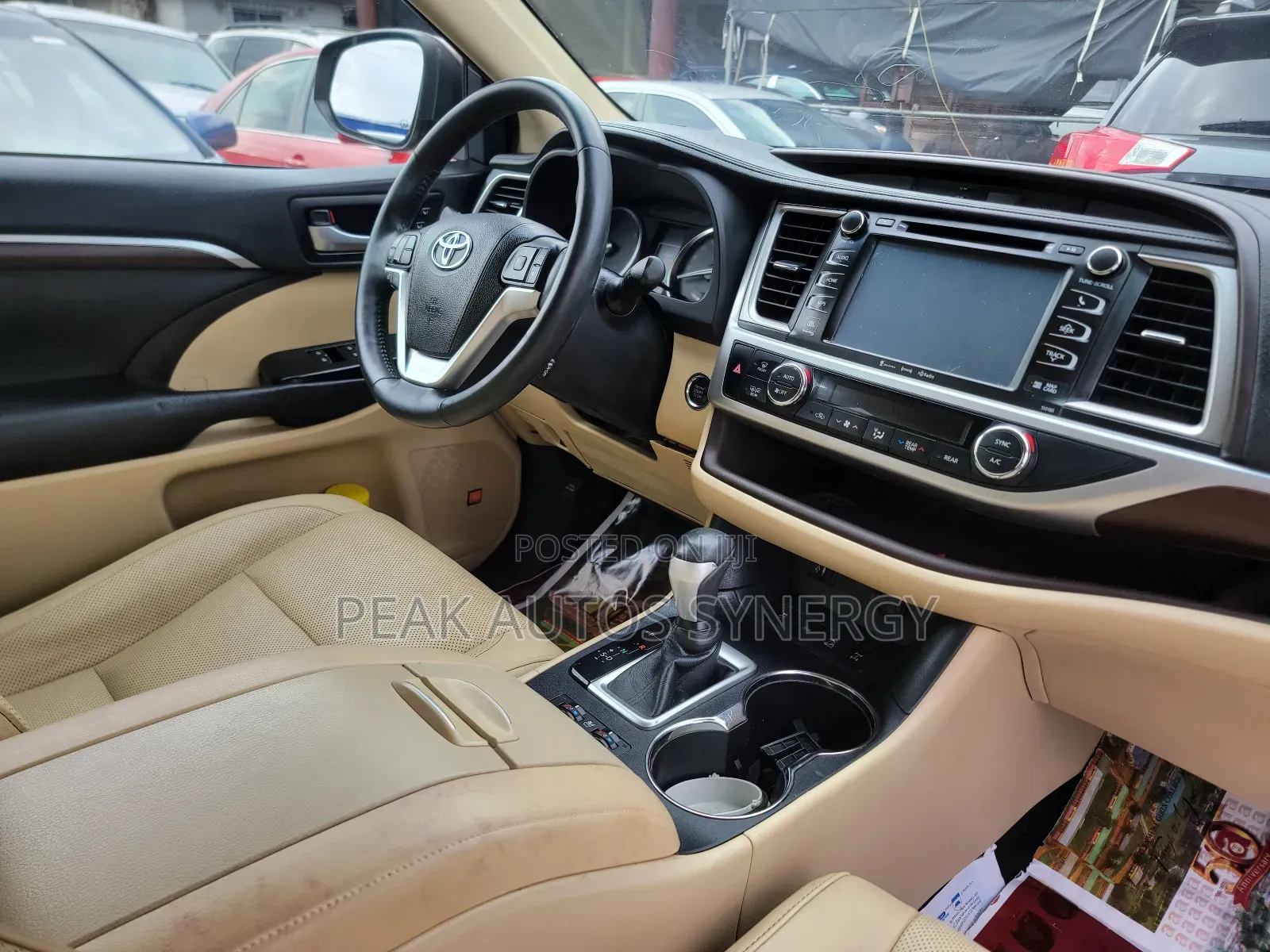 Toyota Highlander Limited V6 4x4 (3.5L 6cyl 6A) 2016 Burgundy