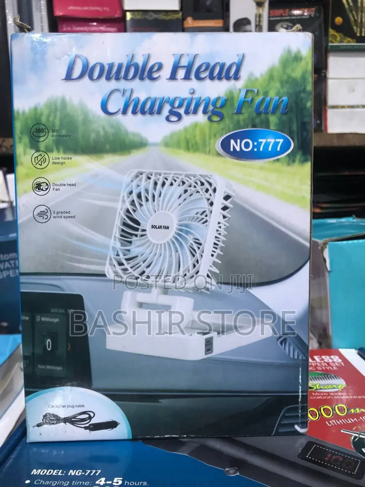 Solar Rechargeable Fan