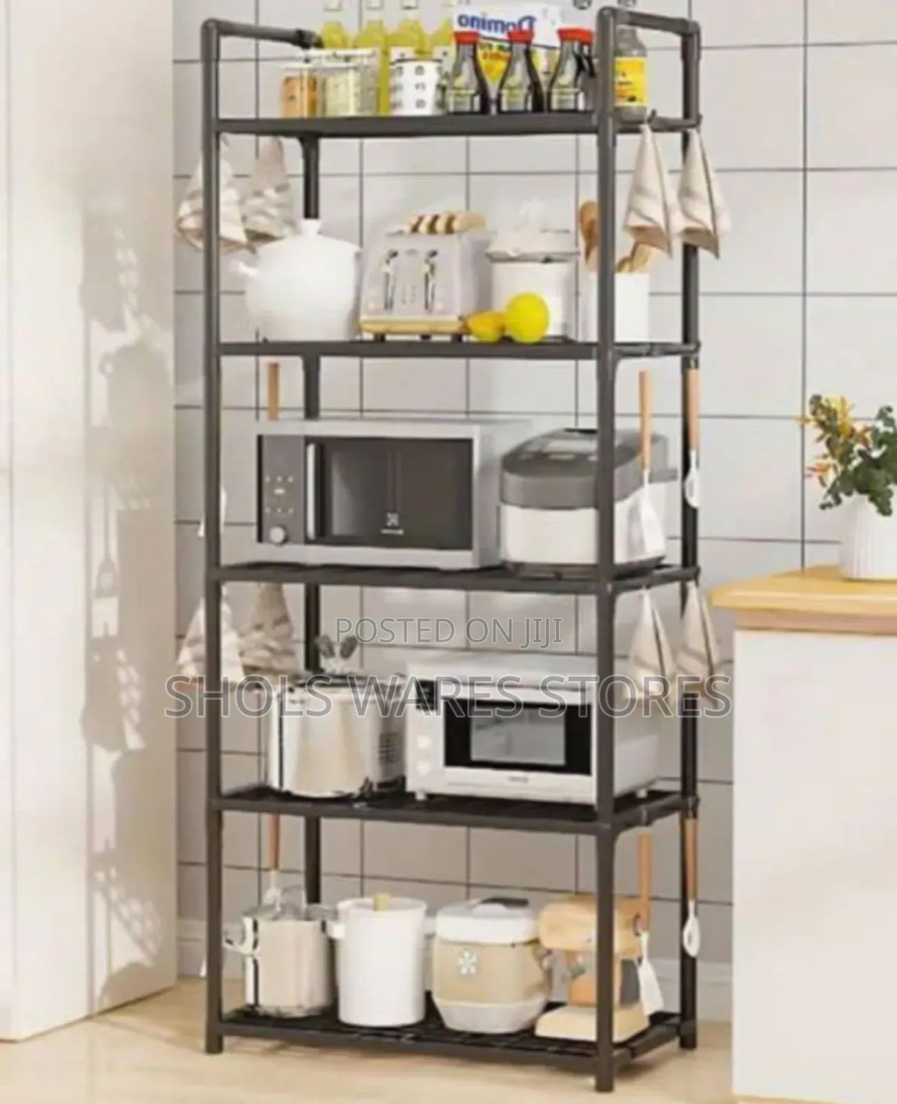 5layers Multi-Functional Kitchen Rack