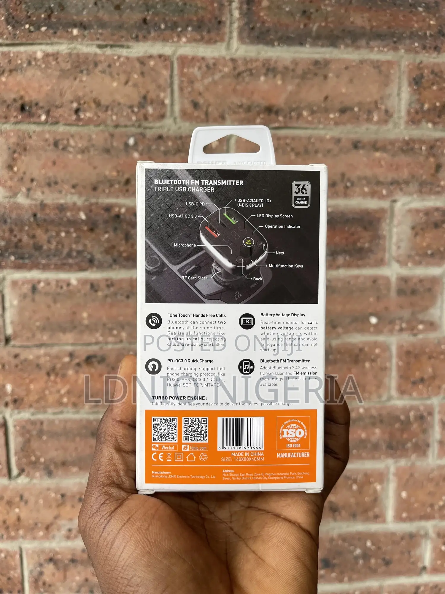 Ldnio C704q 36w Car Charger