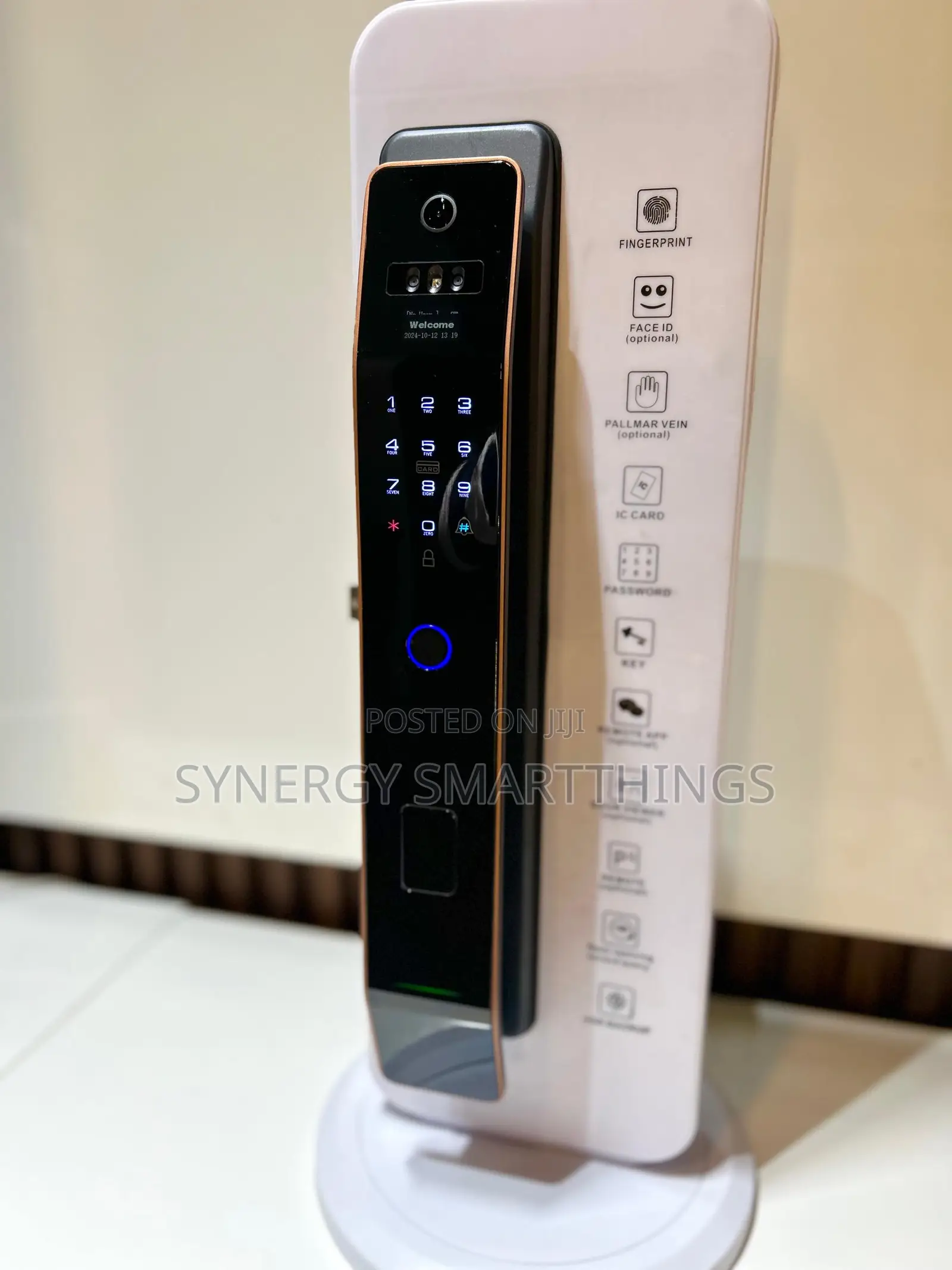 Tuya Smart Door Lock With Facial Recognition Thumbprint Password Keys
