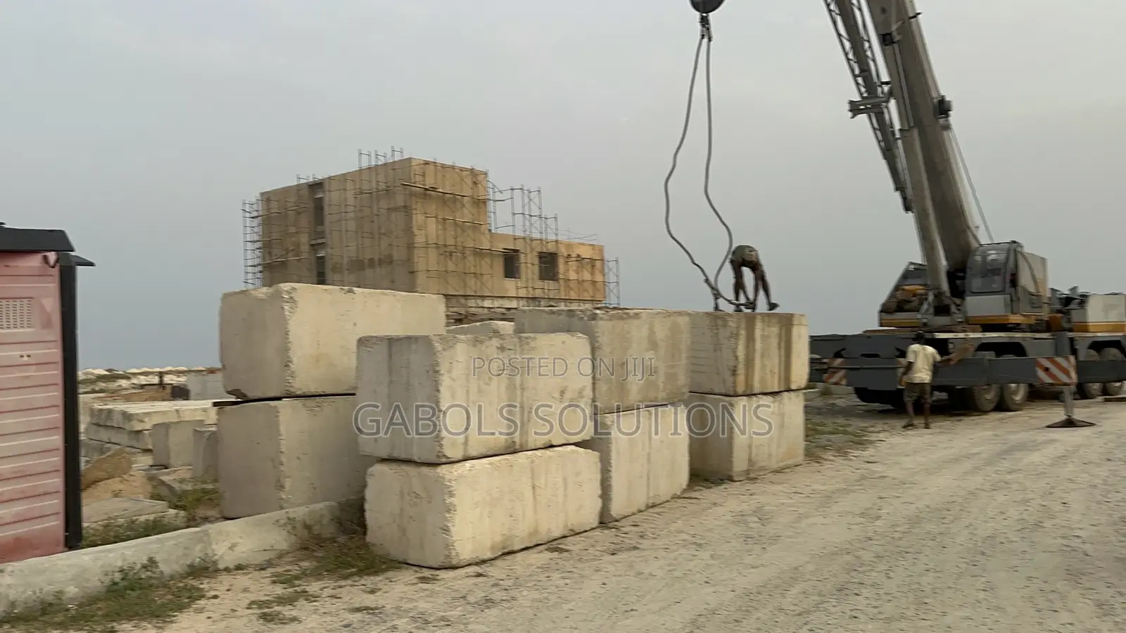 Concrete Cuboids Casting Haulage and Stockpilling