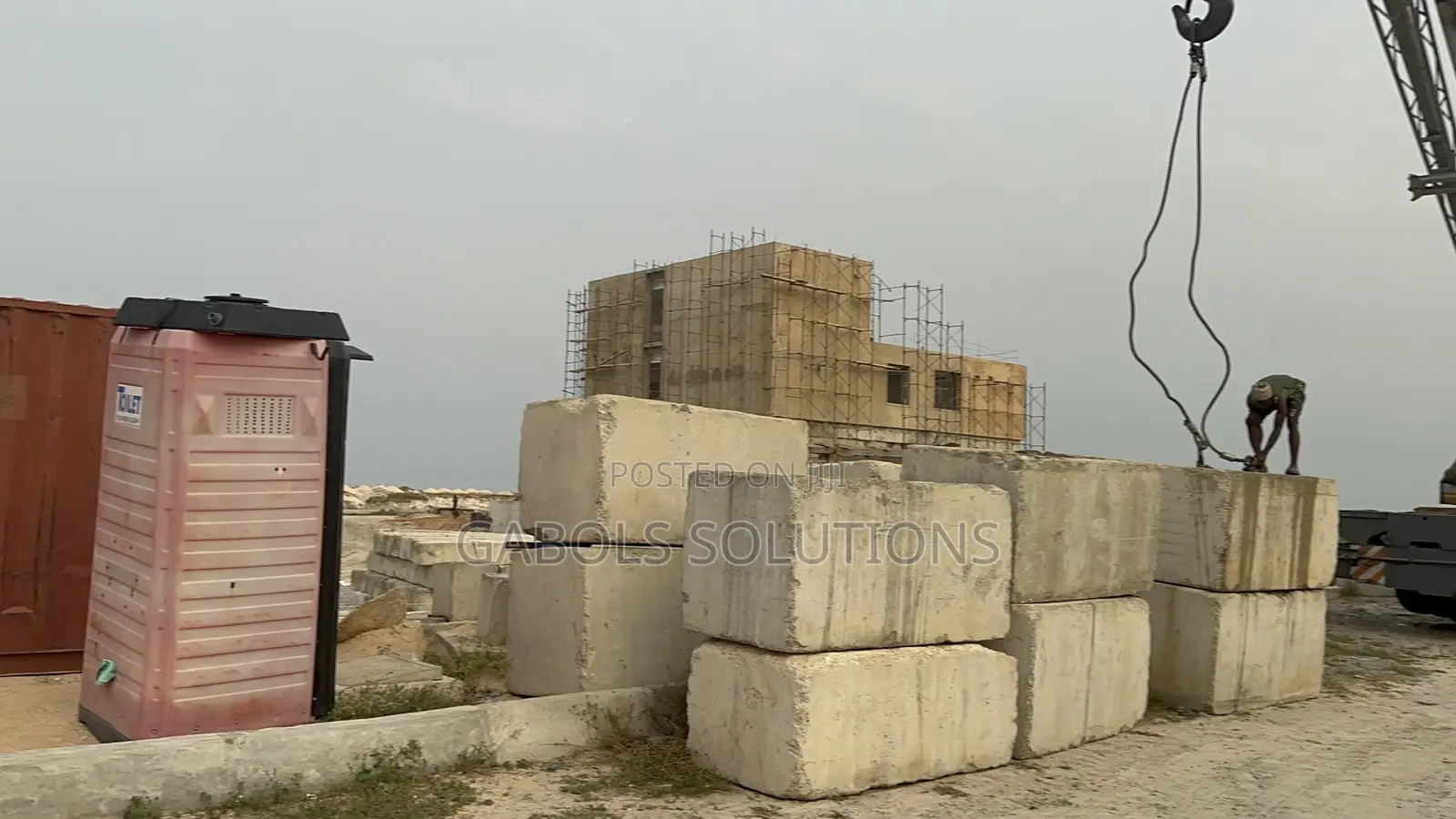 Concrete Cuboids Casting Haulage and Stockpilling