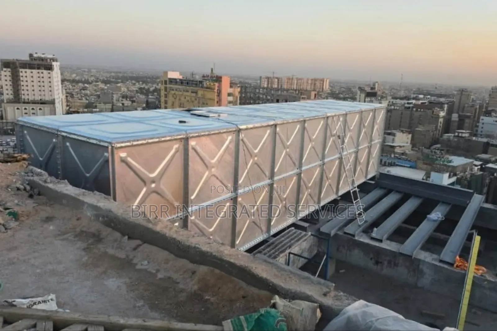 Pressed Steel Water Storage Tank