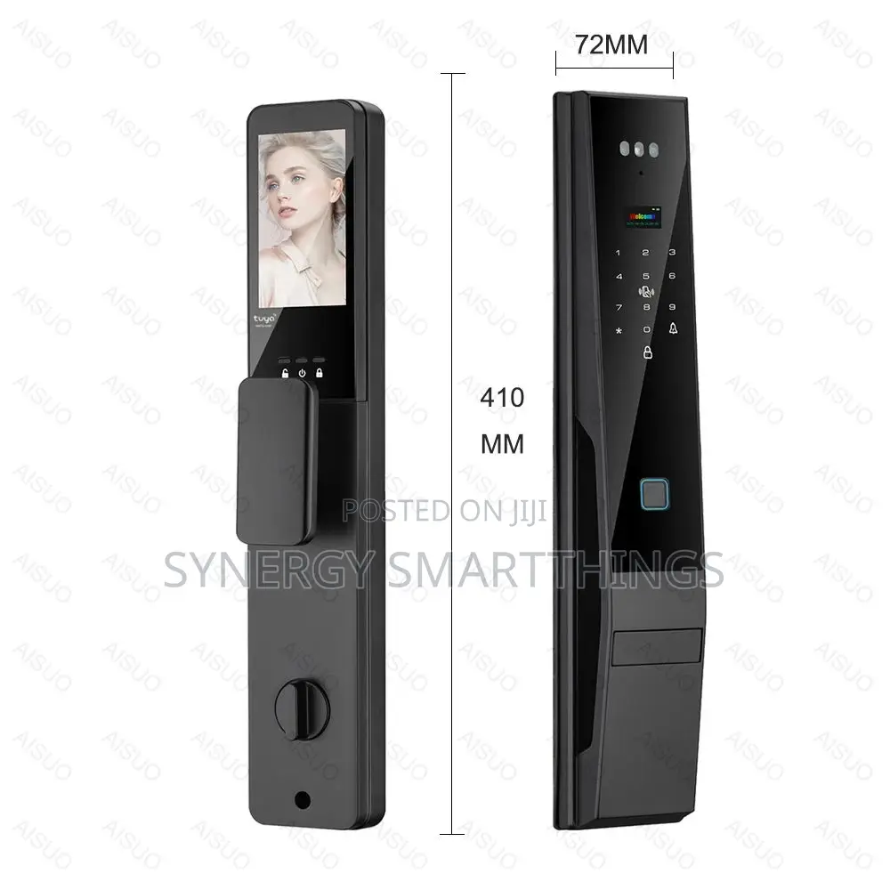 Tuya Smart Door Lock With Facial Recognition Thumbprint Password Keys