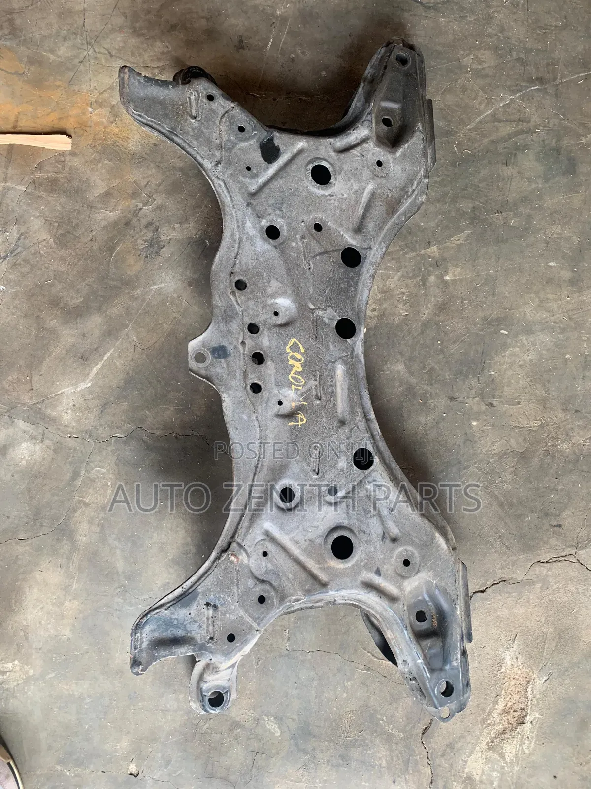 2010 Toyota Corolla Engine Back Beam