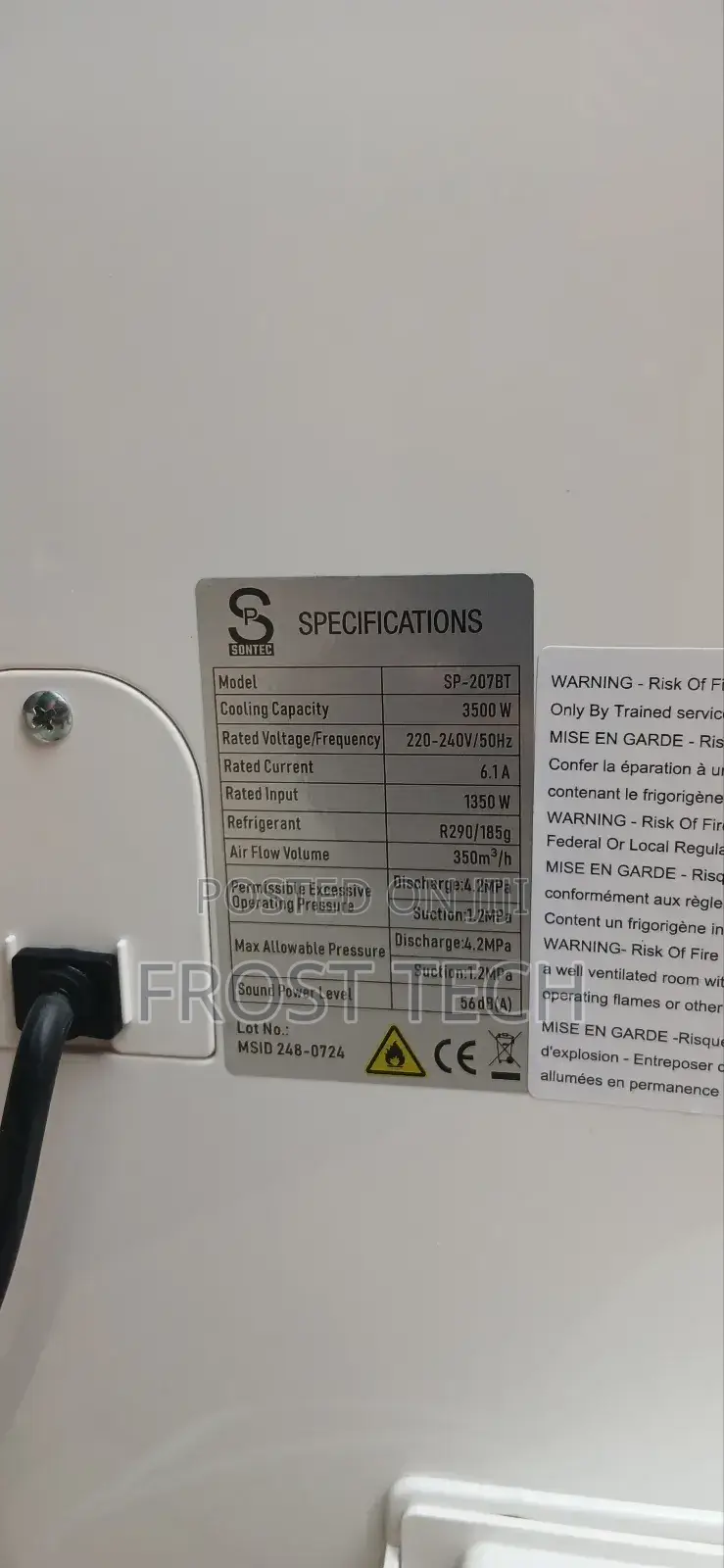 Sontec 1hp Digital Inverter Mobile Air Conditioner.