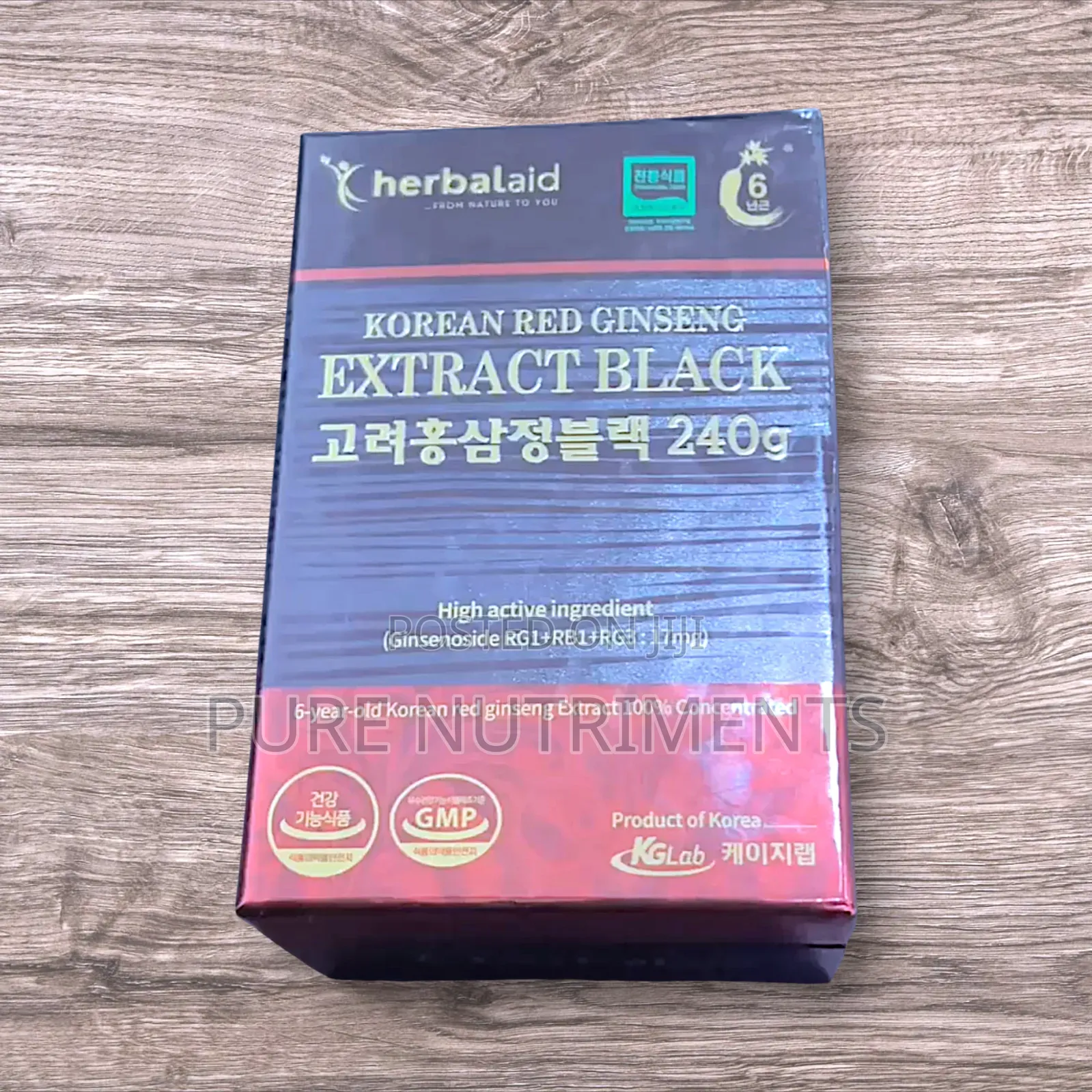 Korean Ginseng Extract Black 240g (4 Months Supply)