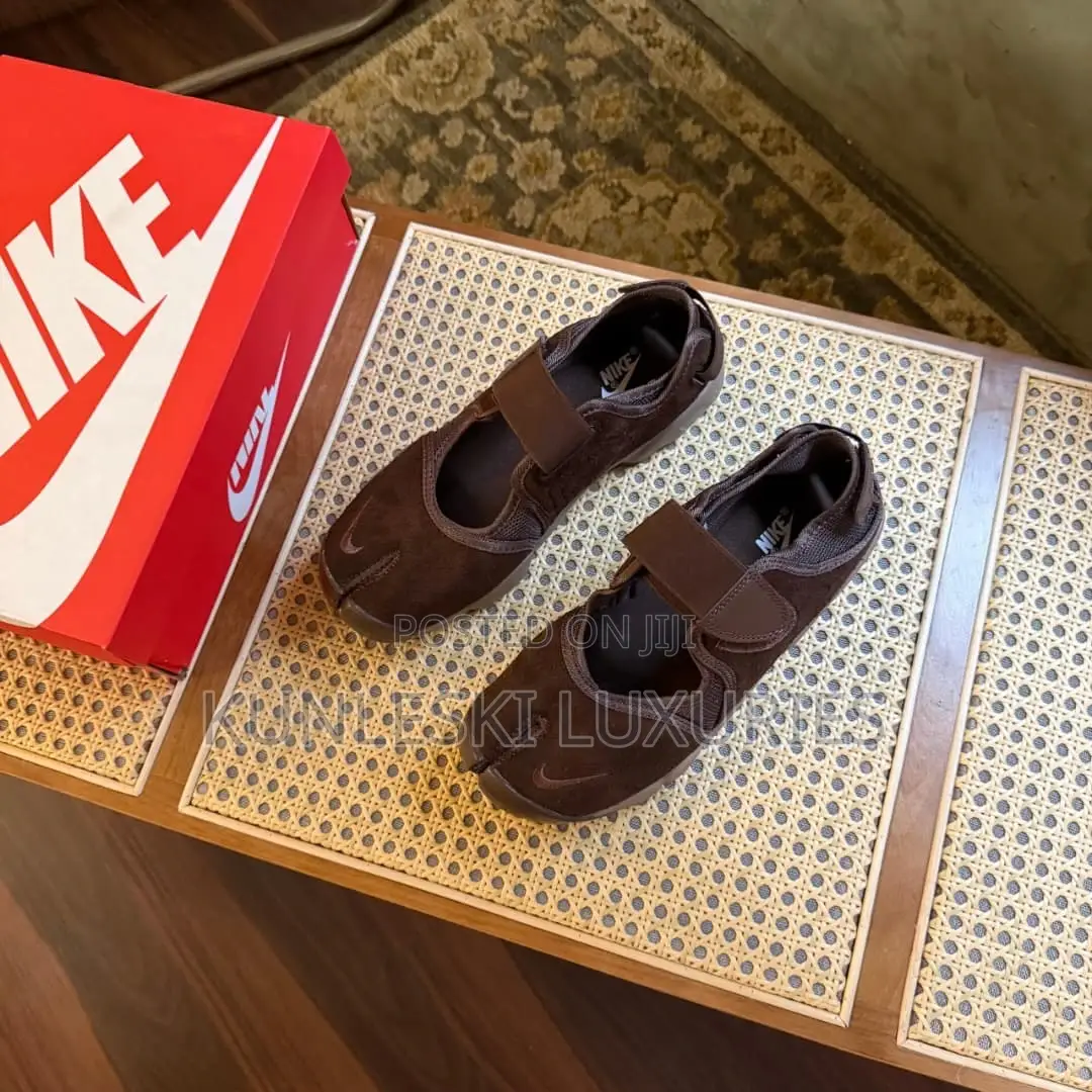 Original Nike Air Rift In Red Sepia Maroon & Brown Sneakers