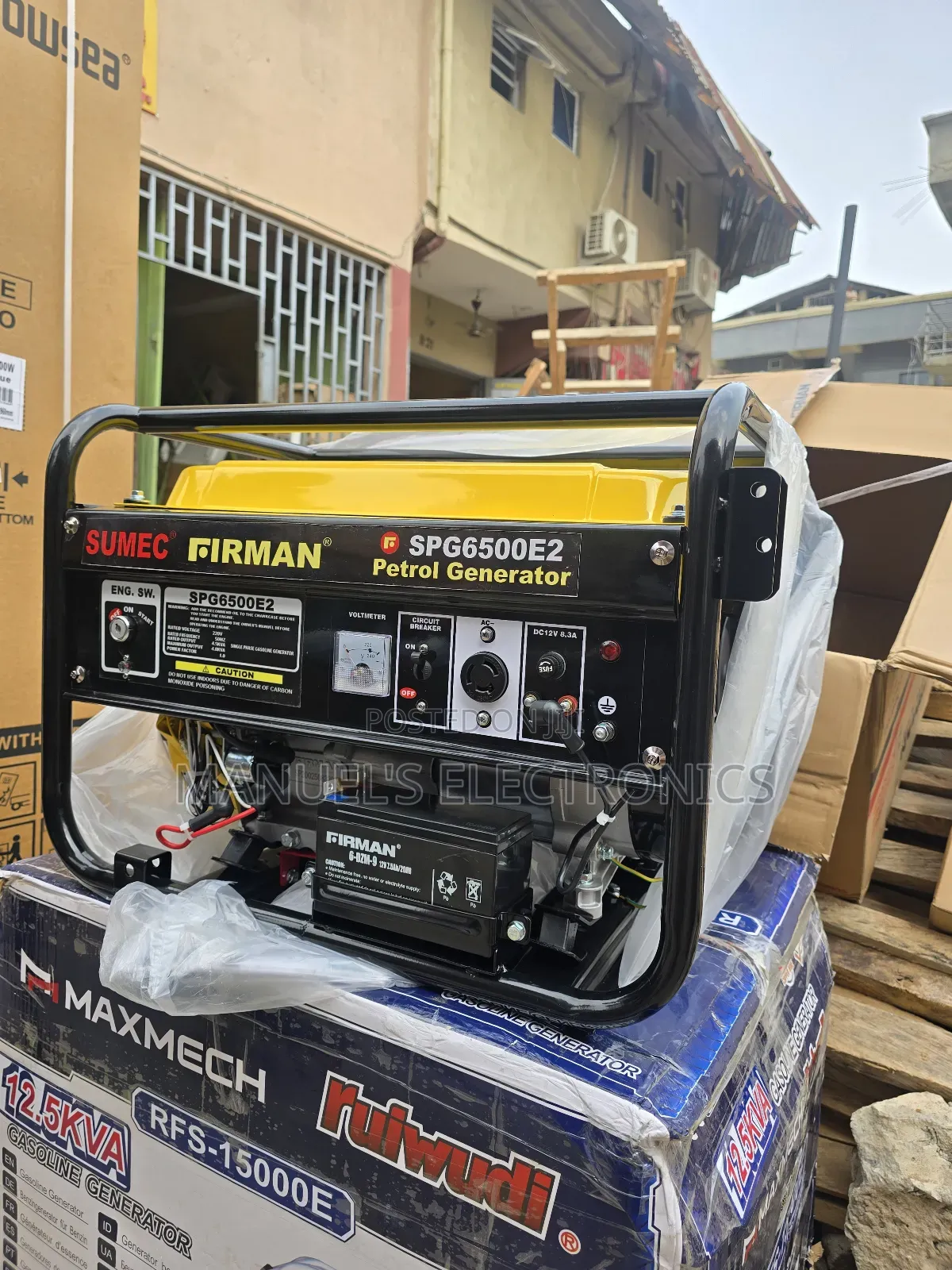 Sumec Firman Petrol Generator Model Spg6500e2 100%Copper Coil 4.5kva