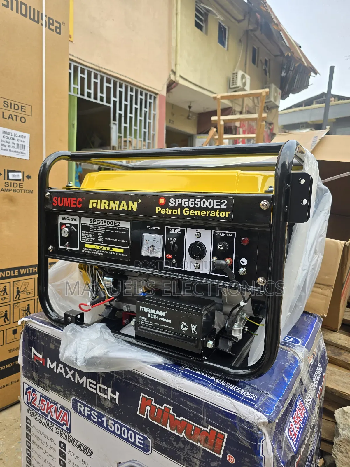 Sumec Firman Petrol Generator Model Spg6500e2 100%Copper Coil 4.5kva