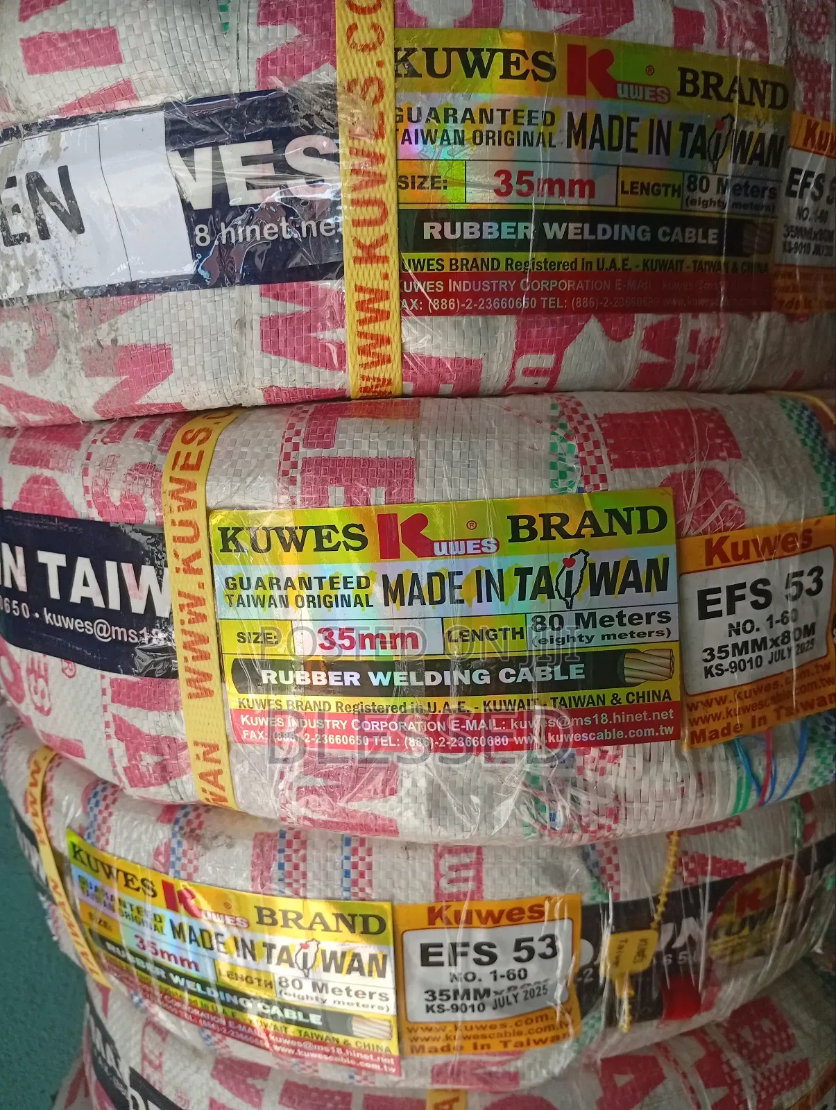 35mm Welding Cable Kuwes Copper