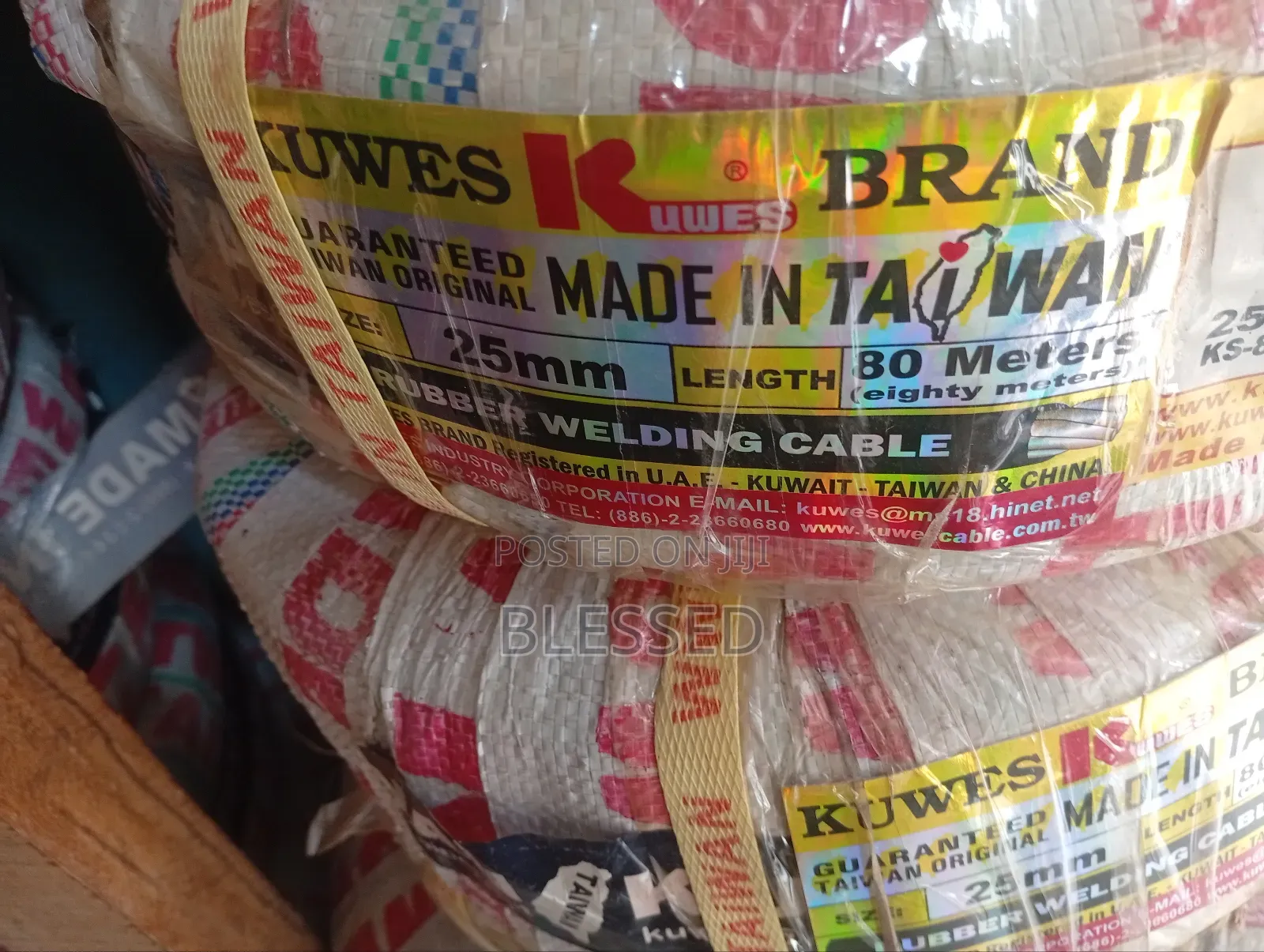 25mm Welding Cable Kuwes Copper Roll