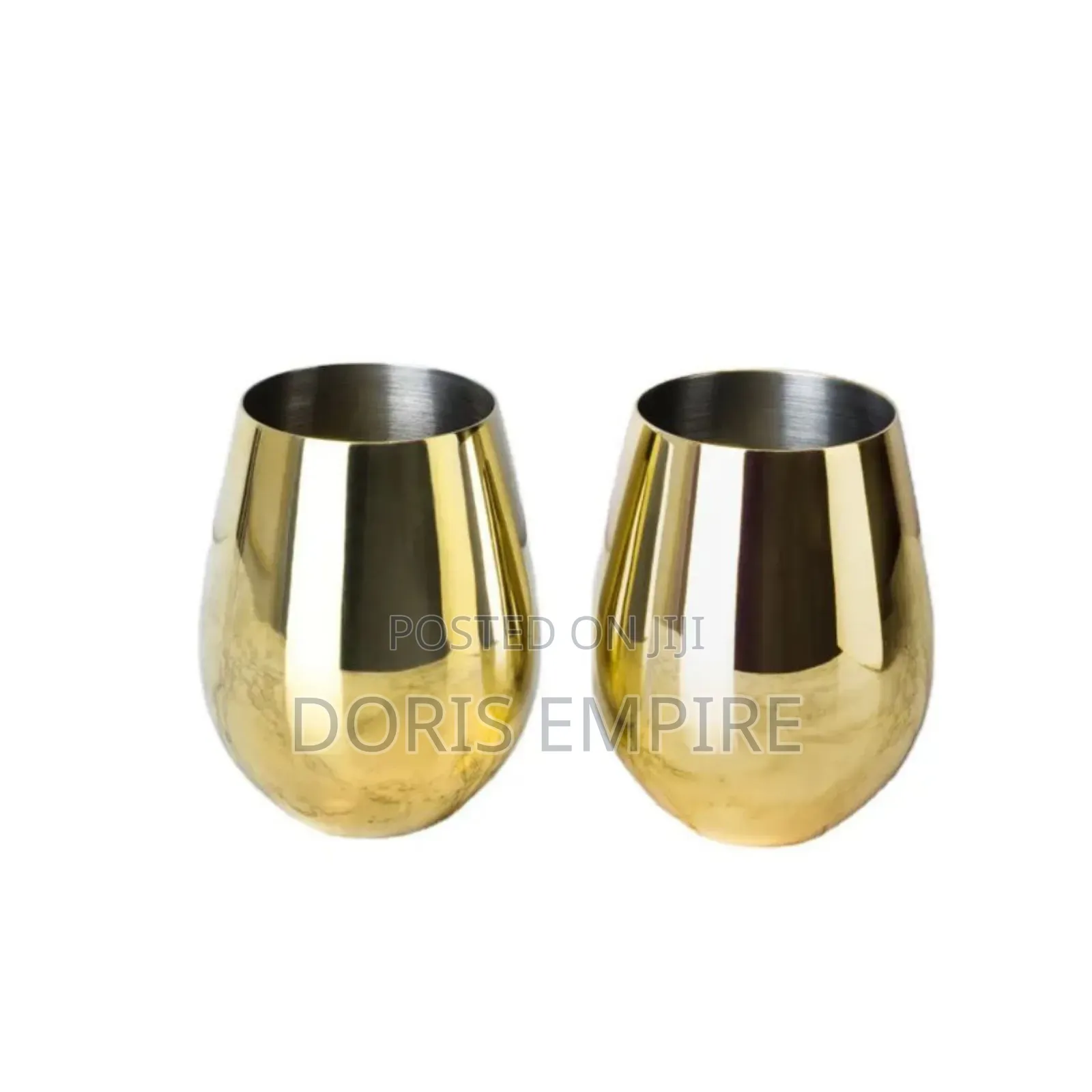 Electroplated Gold Water Glass Cup
6pcs Pack.