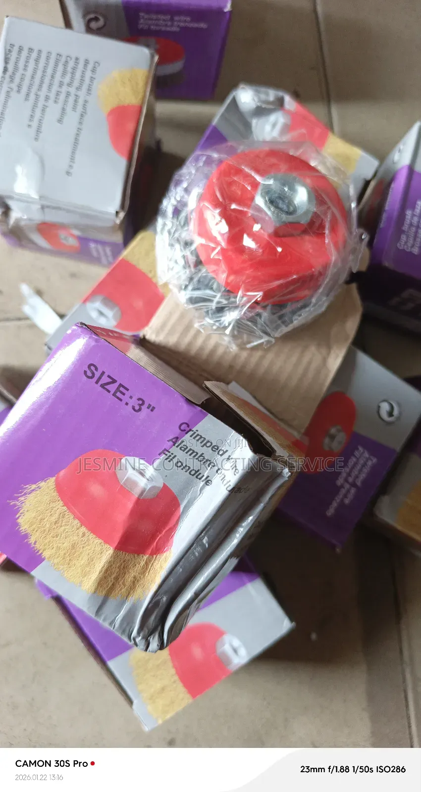 3" Wire Cup Brush With Nut