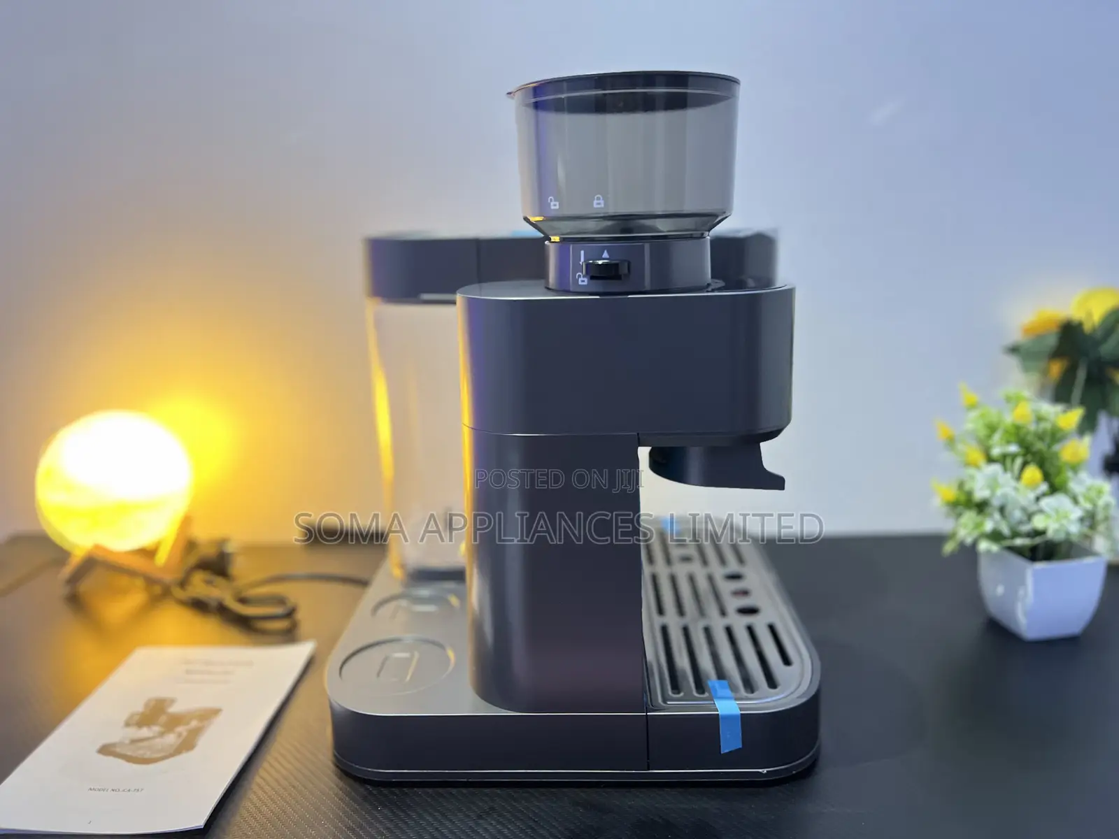Shaqra Professional Espresso Coffee Machine With Grinder