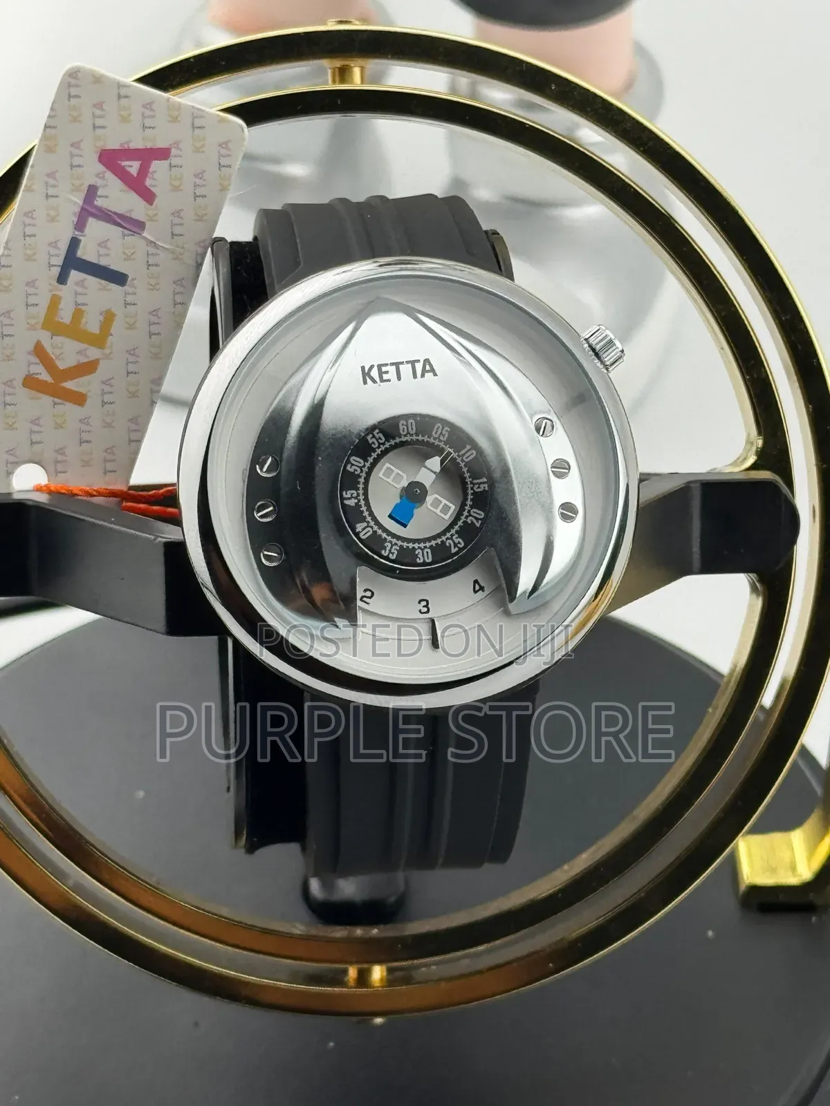 Ketta Meter Wristwatch Rubber Strap