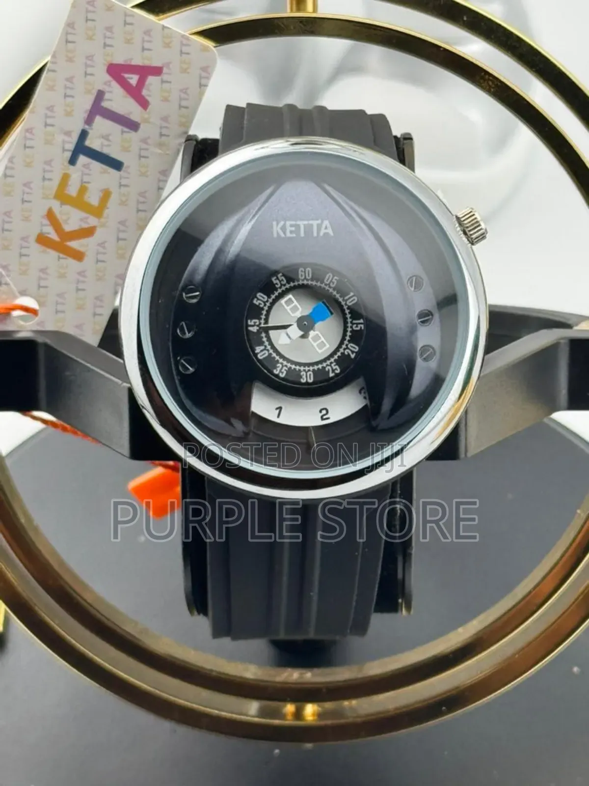 Ketta Meter Wristwatch Rubber Strap