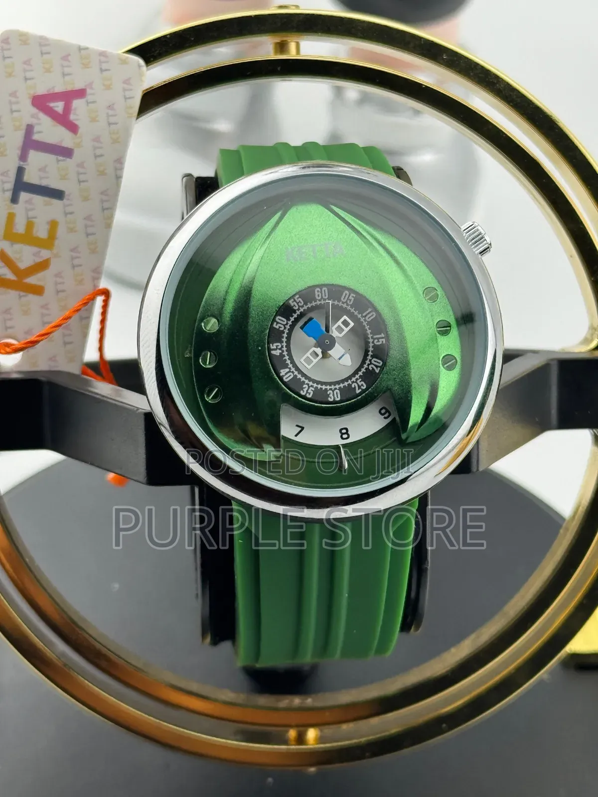 Ketta Meter Wristwatch Rubber Strap