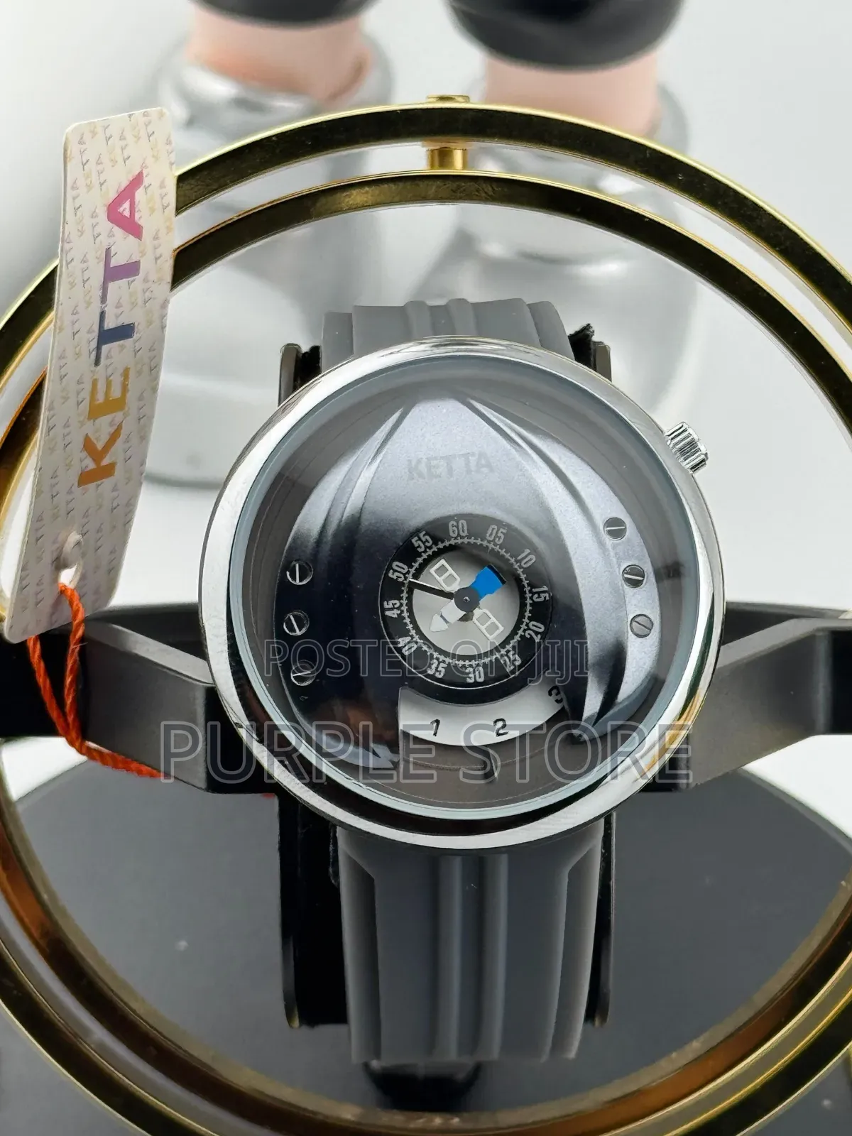 Ketta Meter Wristwatch Rubber Strap