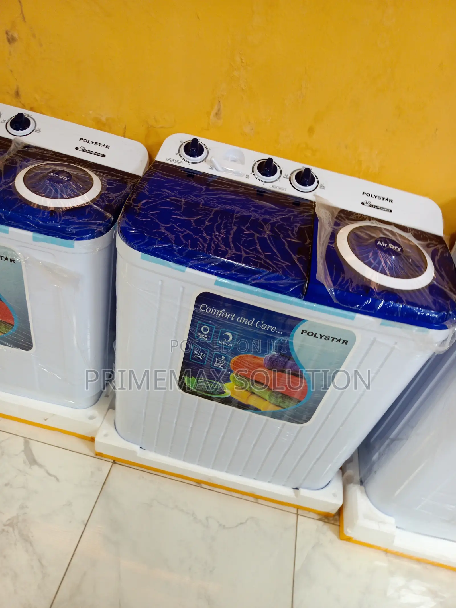 Best Price Polystar 9kg Twin Top Manual Washing Machine