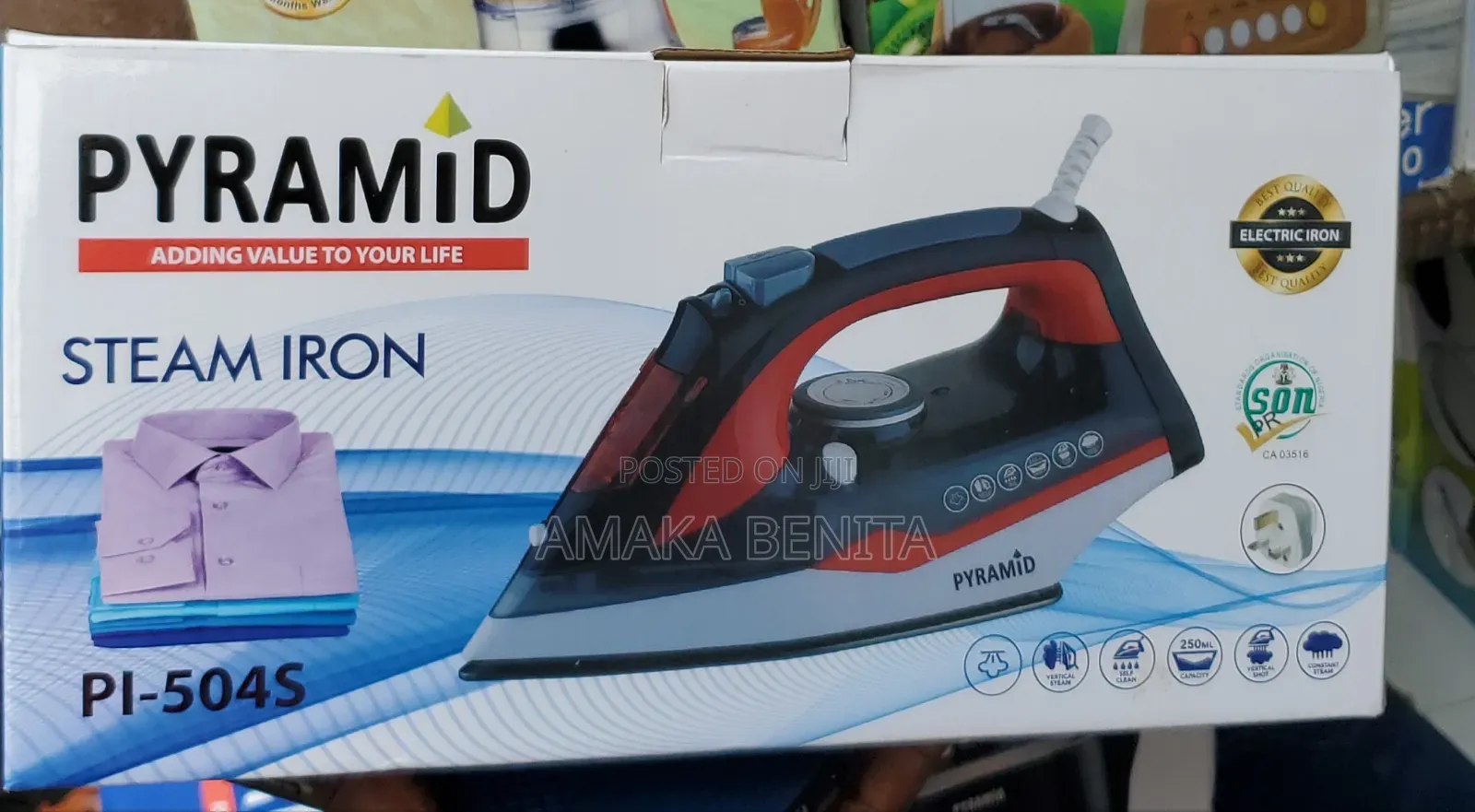 Pyramid Steam Iron Pi 504s