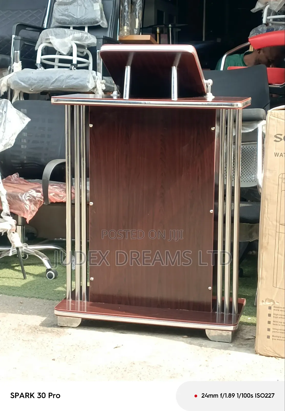 Classic Wooden Pulpit