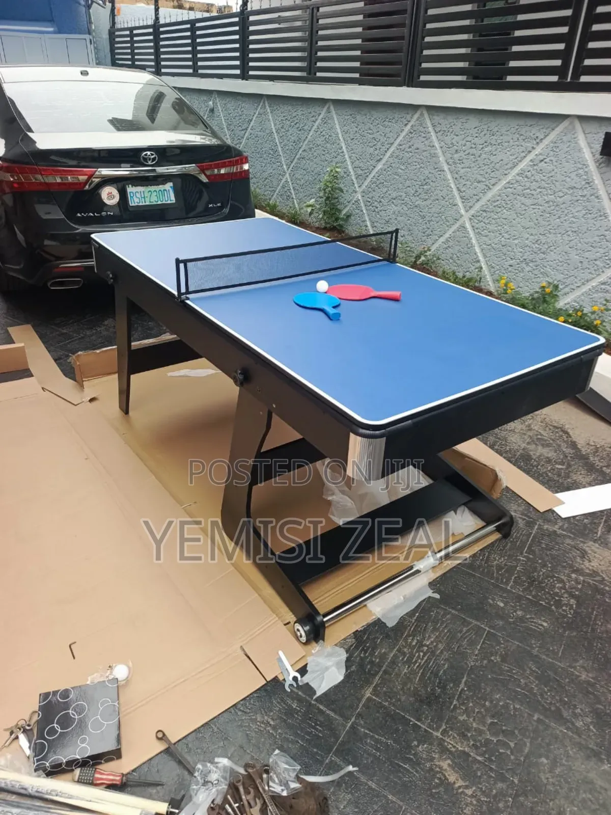 2in1 Snooker/Table Tennis Board With Full Accessories