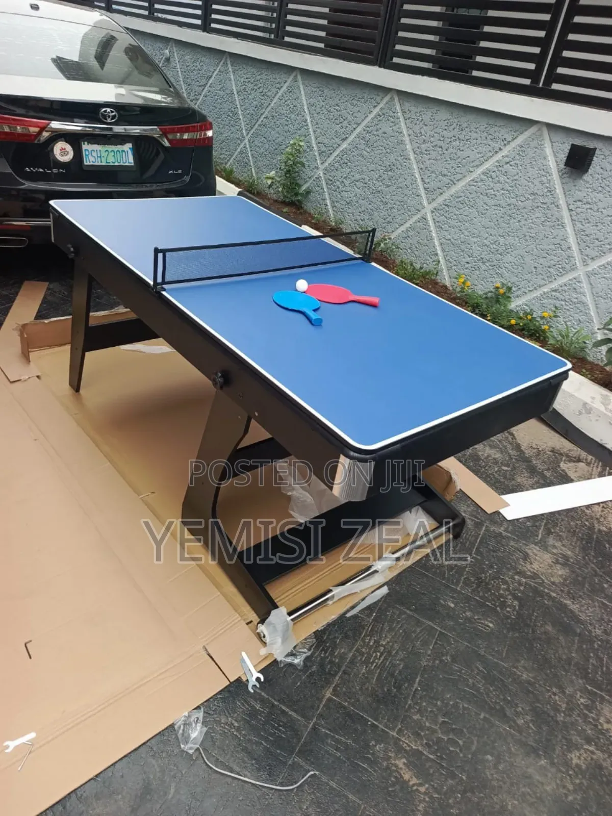 2in1 Snooker/Table Tennis Board With Full Accessories